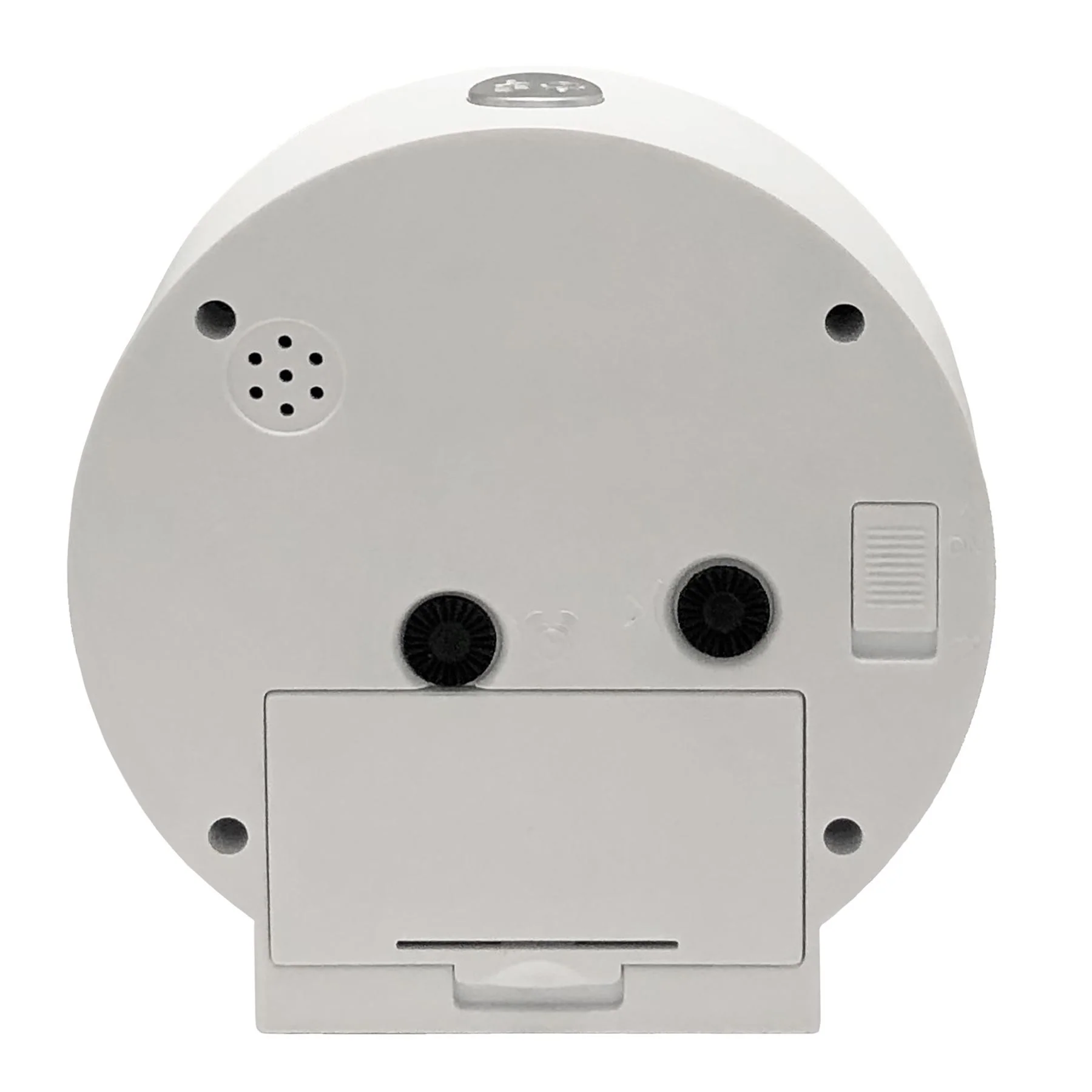 Acctim Caleb Analogue Alarm Clock in White - Image 2