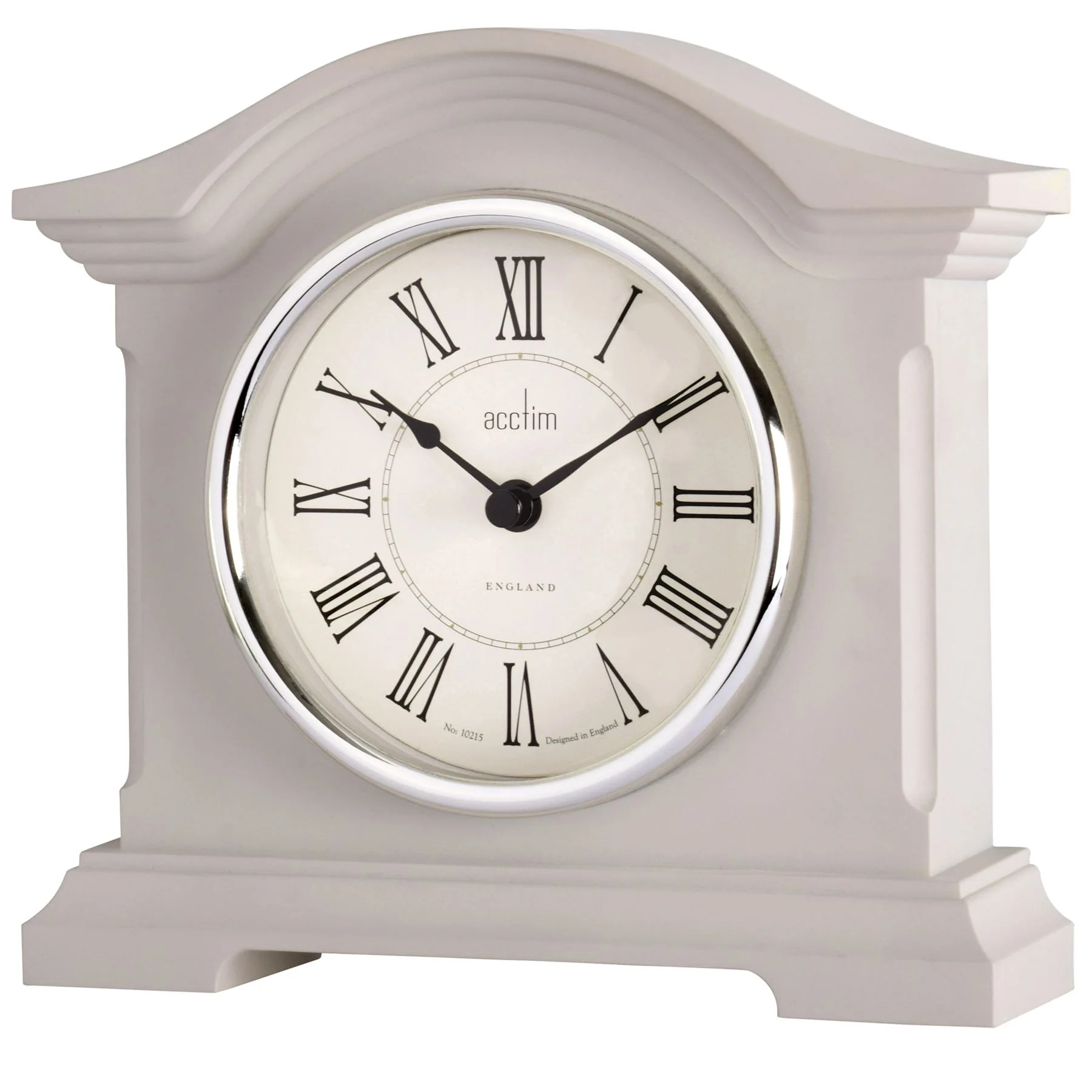 Acctim Cliffburn Mantel Clock in Taupe - Image 2