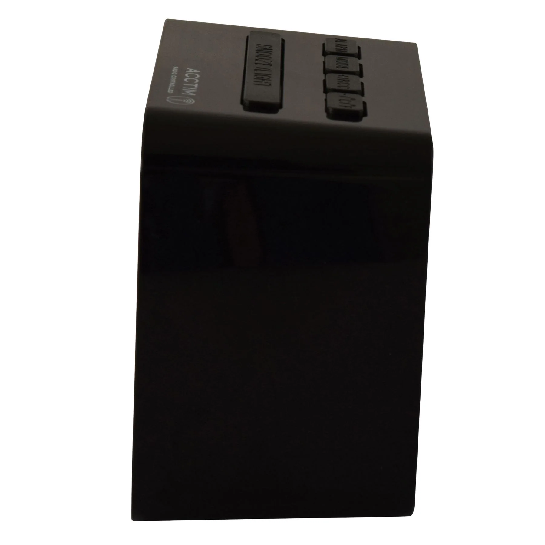 Acctim Cole Digital Alarm Clock in Black - Image 4