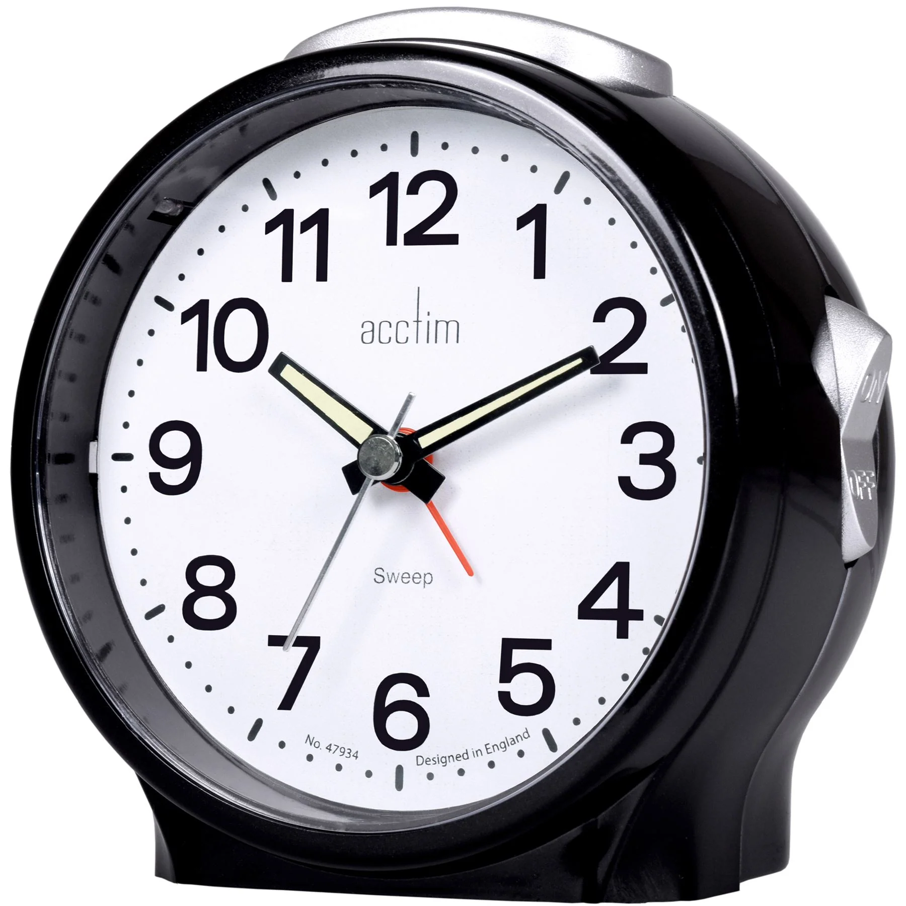 Acctim Elsie Silent Movement Alarm Clock - Image 4