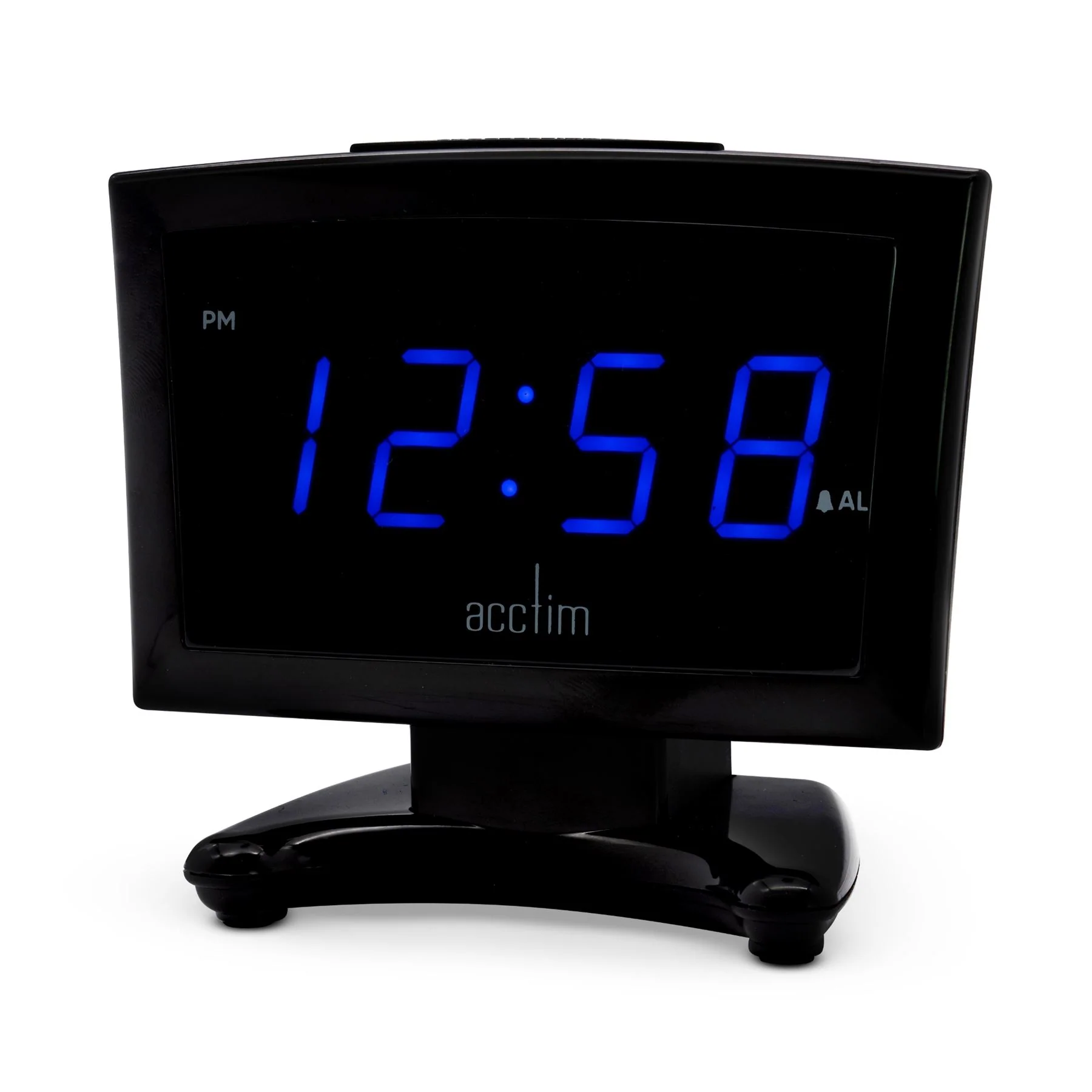 Acctim Jenson Black Digital Alarm Clock - Image 2