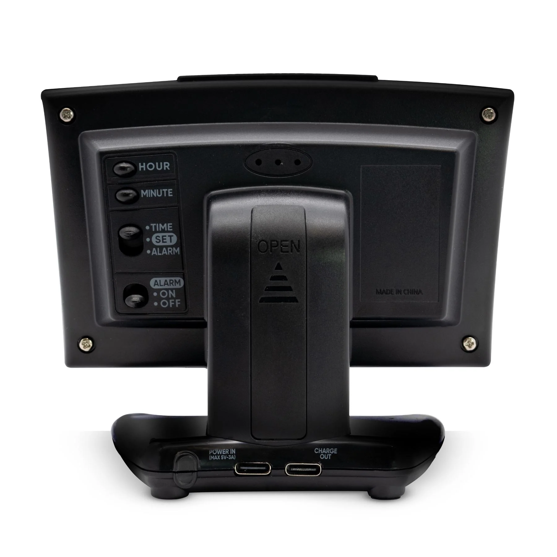 Acctim Jenson Black Digital Alarm Clock - Image 5