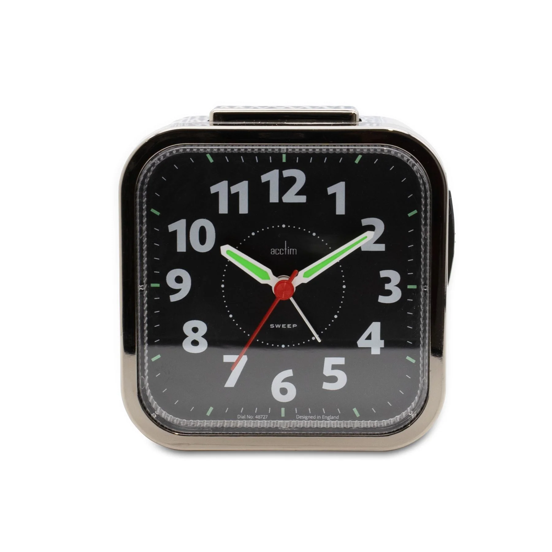 Acctim Otis Square Faced Analogue Alarm Clock - Image 17