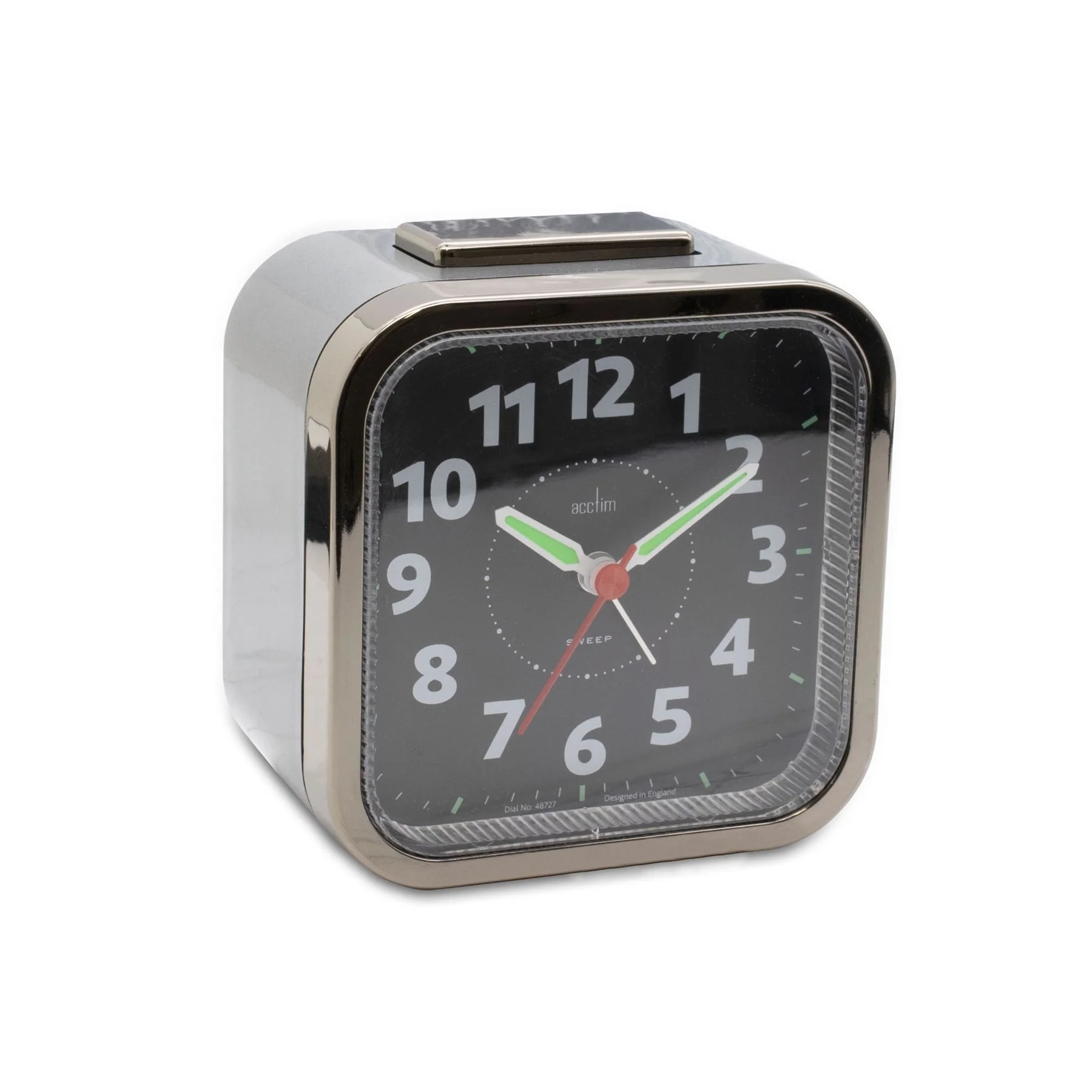 Acctim Otis Square Faced Analogue Alarm Clock - Image 19