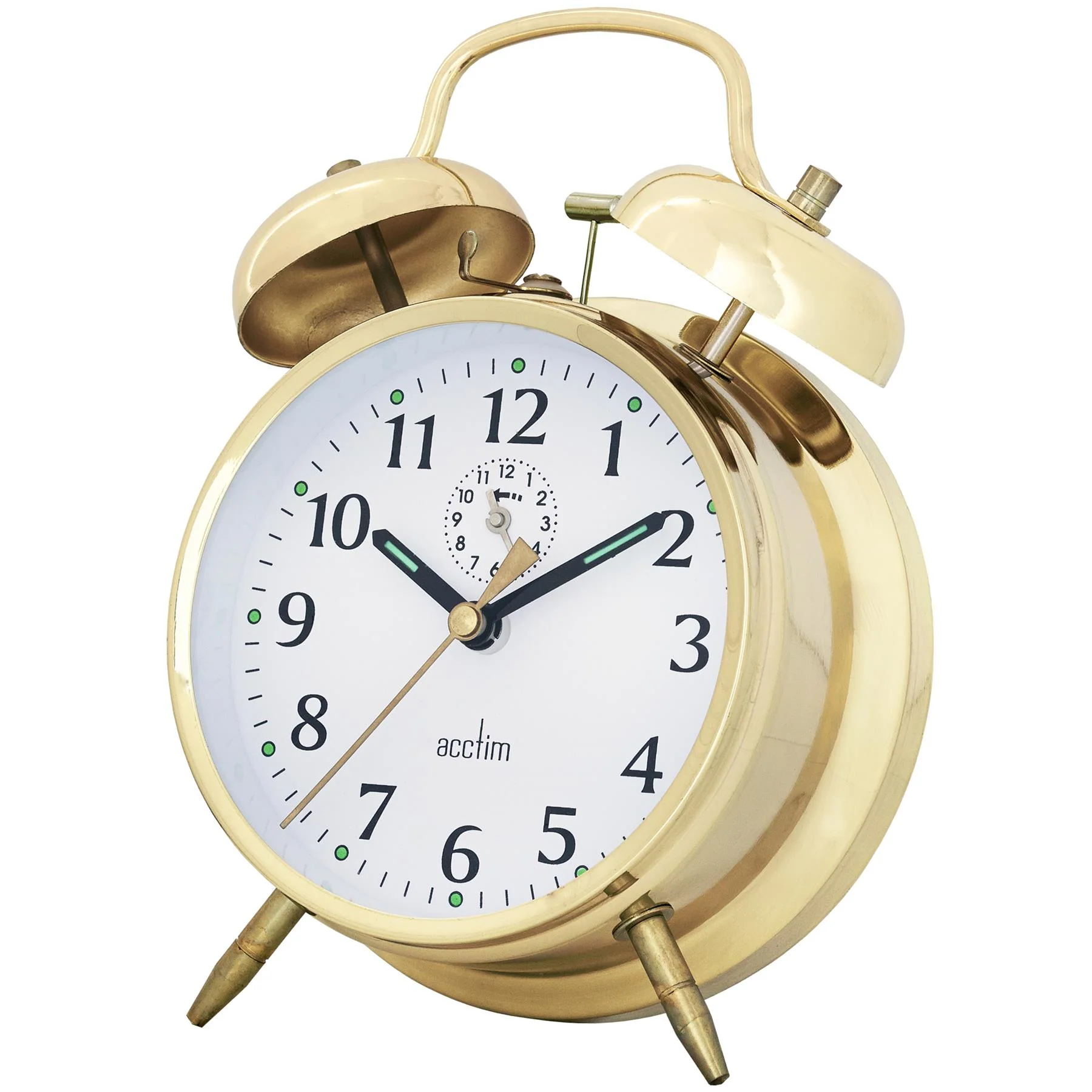 Acctim Saxon Analogue Loud Bell Alarm Clock