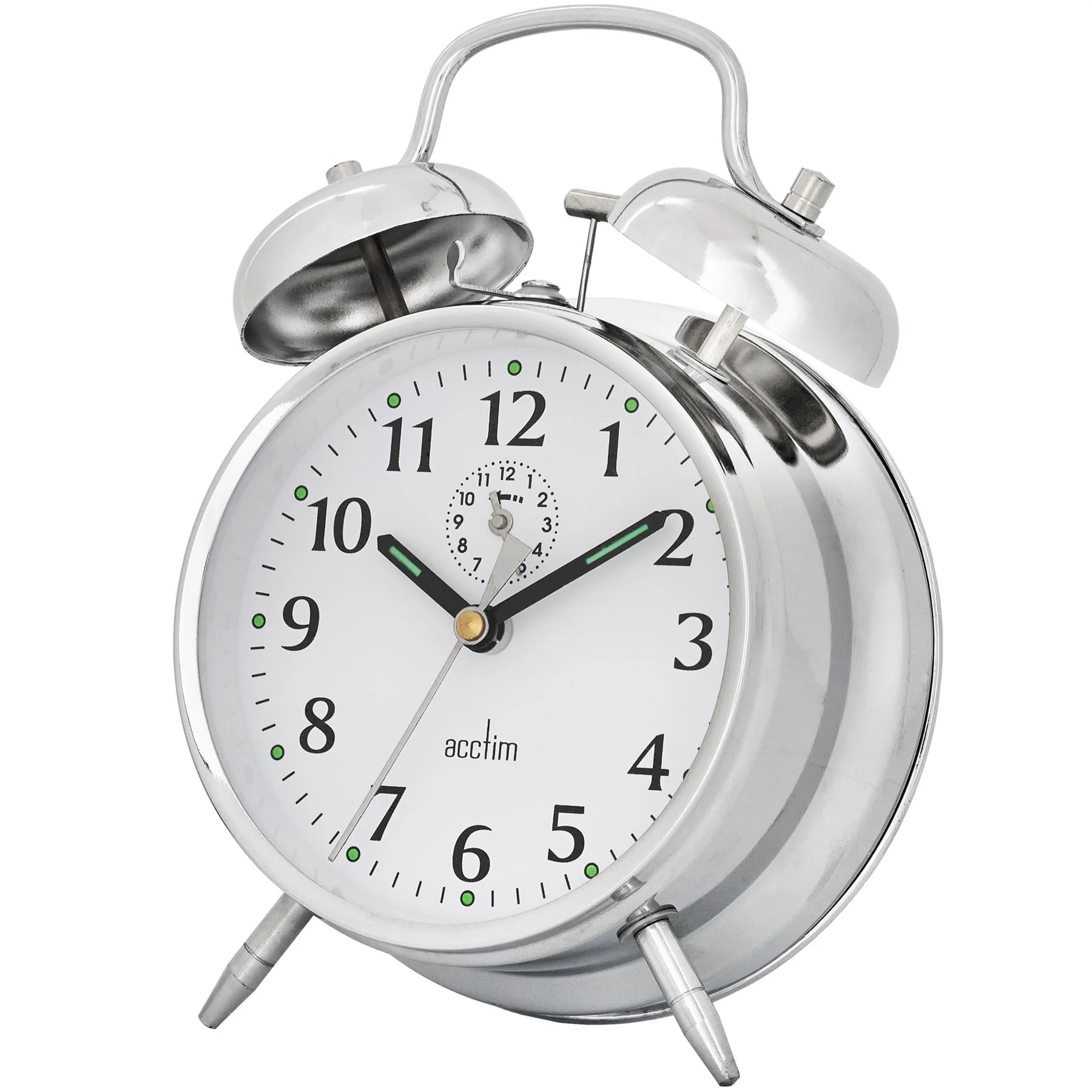 Acctim Saxon Analogue Loud Bell Alarm Clock - Image 3