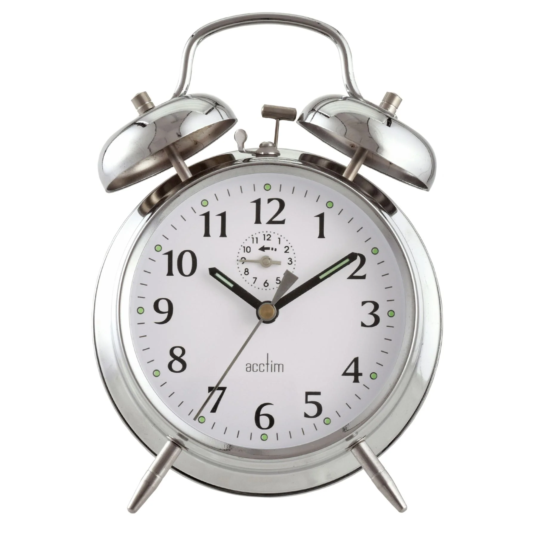 Acctim Saxon Analogue Loud Bell Alarm Clock - Image 4