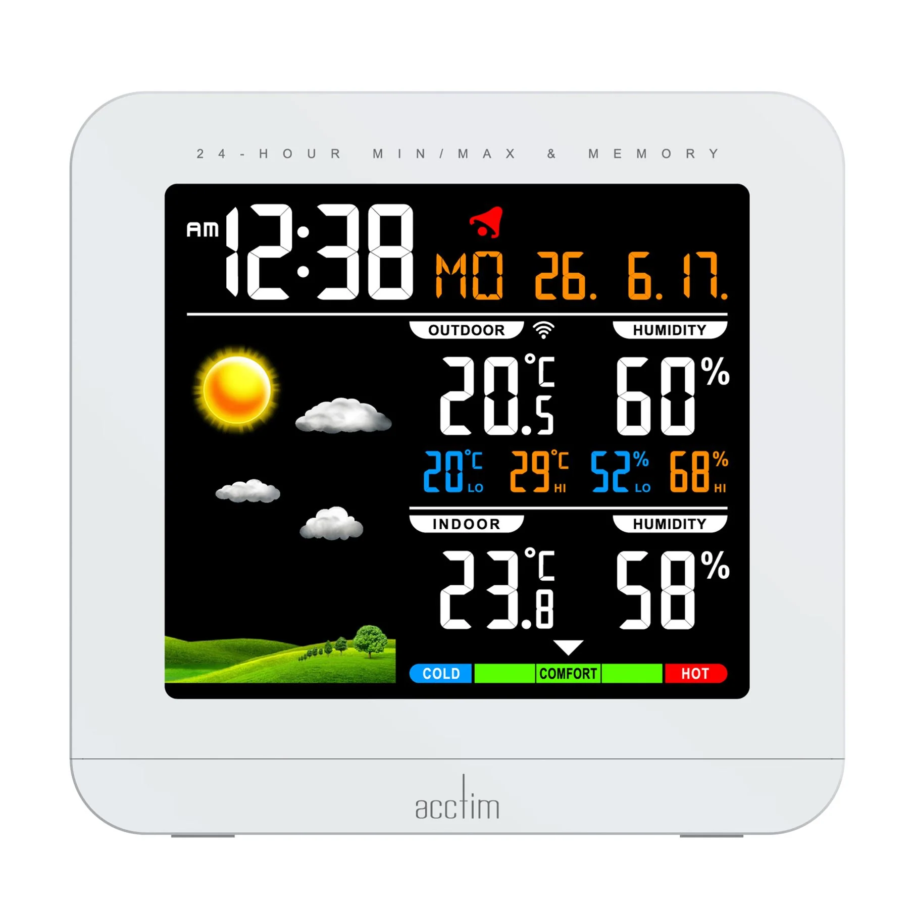 Acctim Wyndham Colour Screen Weatherstation - Image 6