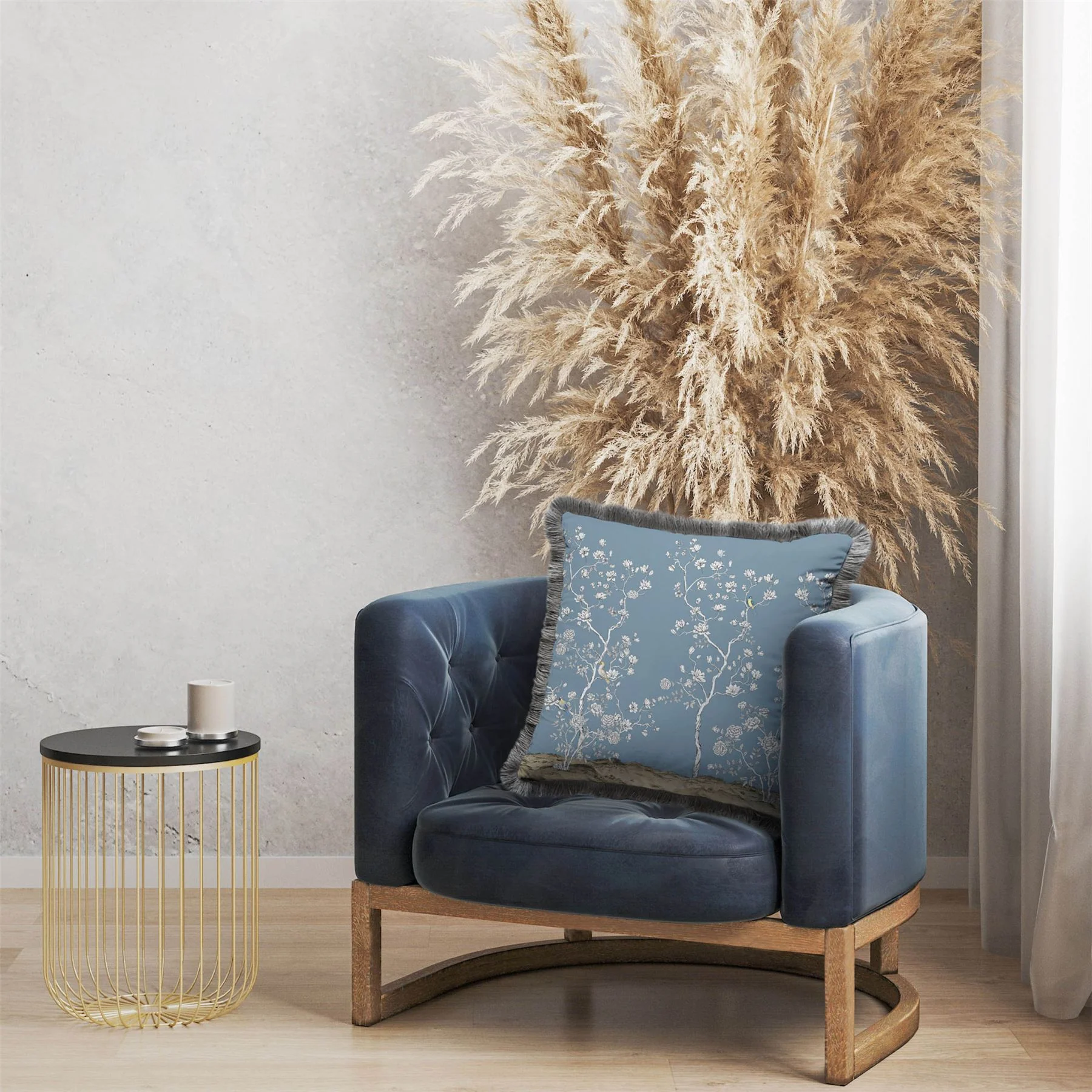 Ada Wall Sketched Nature Cushion - Image 2