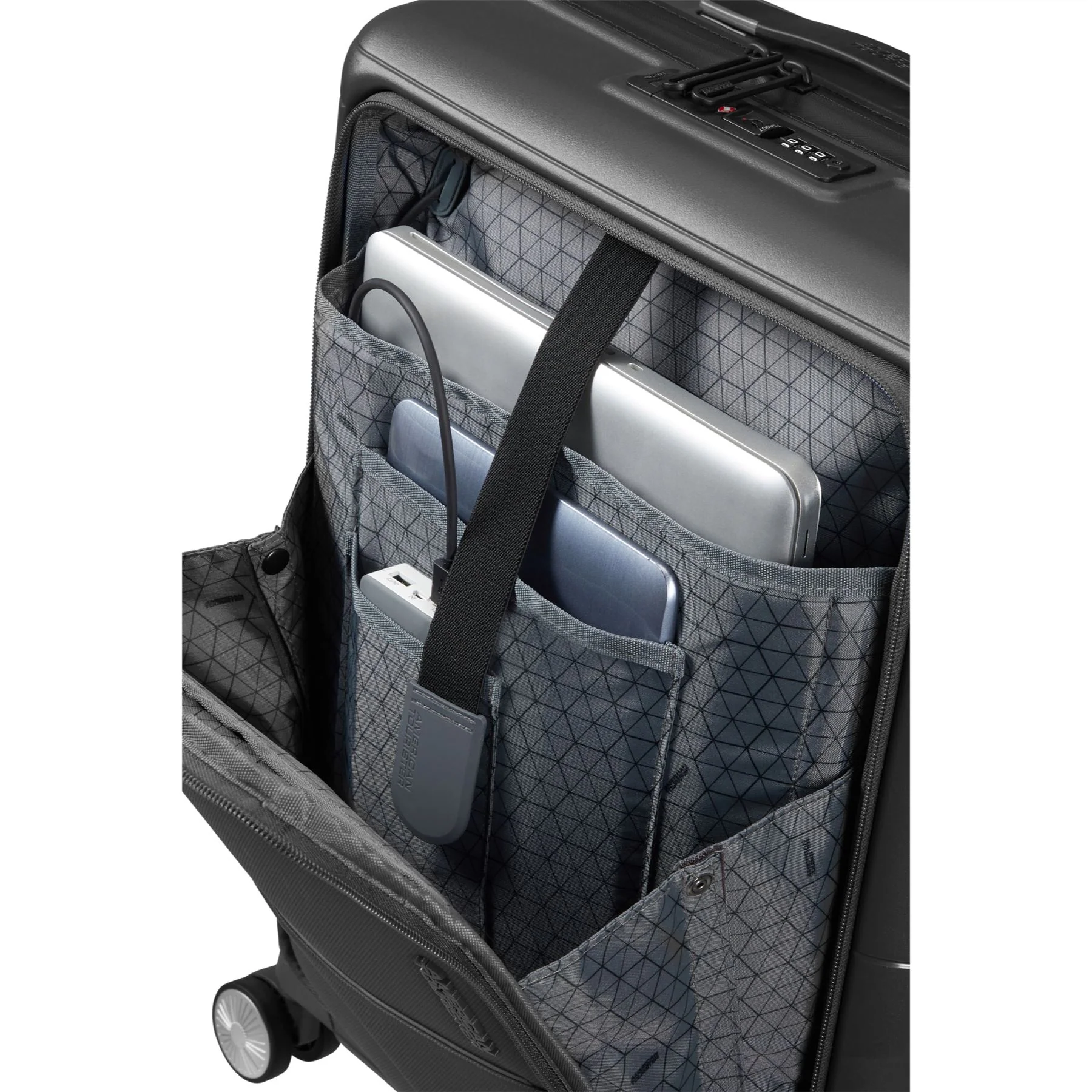 American Tourister Hello Cabin 4 Wheel Business Carry On Suitcase - Image 17