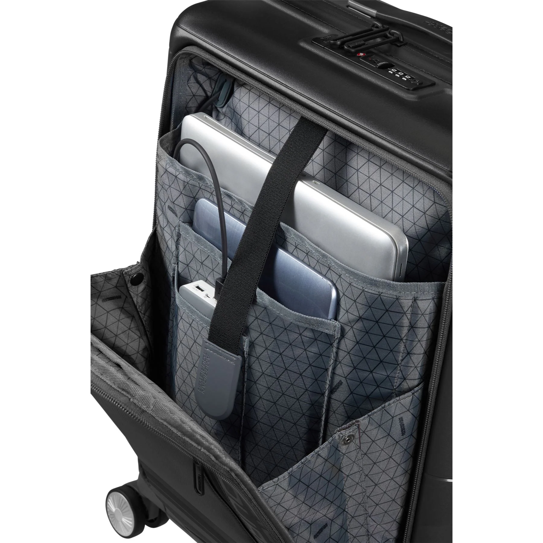 American Tourister Hello Cabin 4 Wheel Business Carry On Suitcase - Image 43