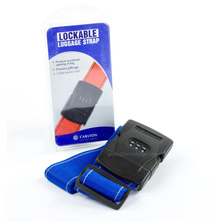 Carlton Adjustable Locking Luggage Strap - Image 4