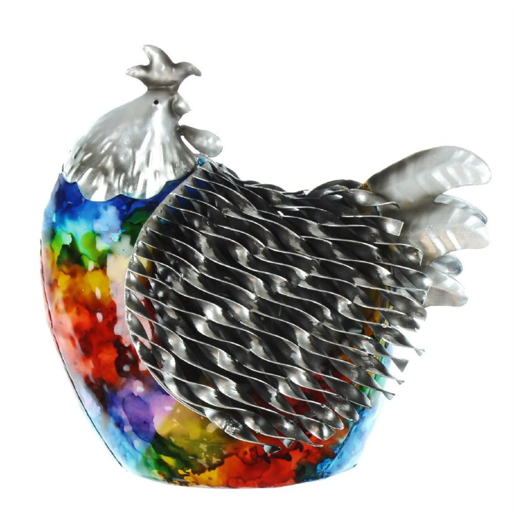 Country Living Hand Painted Metal Indoor / Outdoor Cat Ornament - Image 14