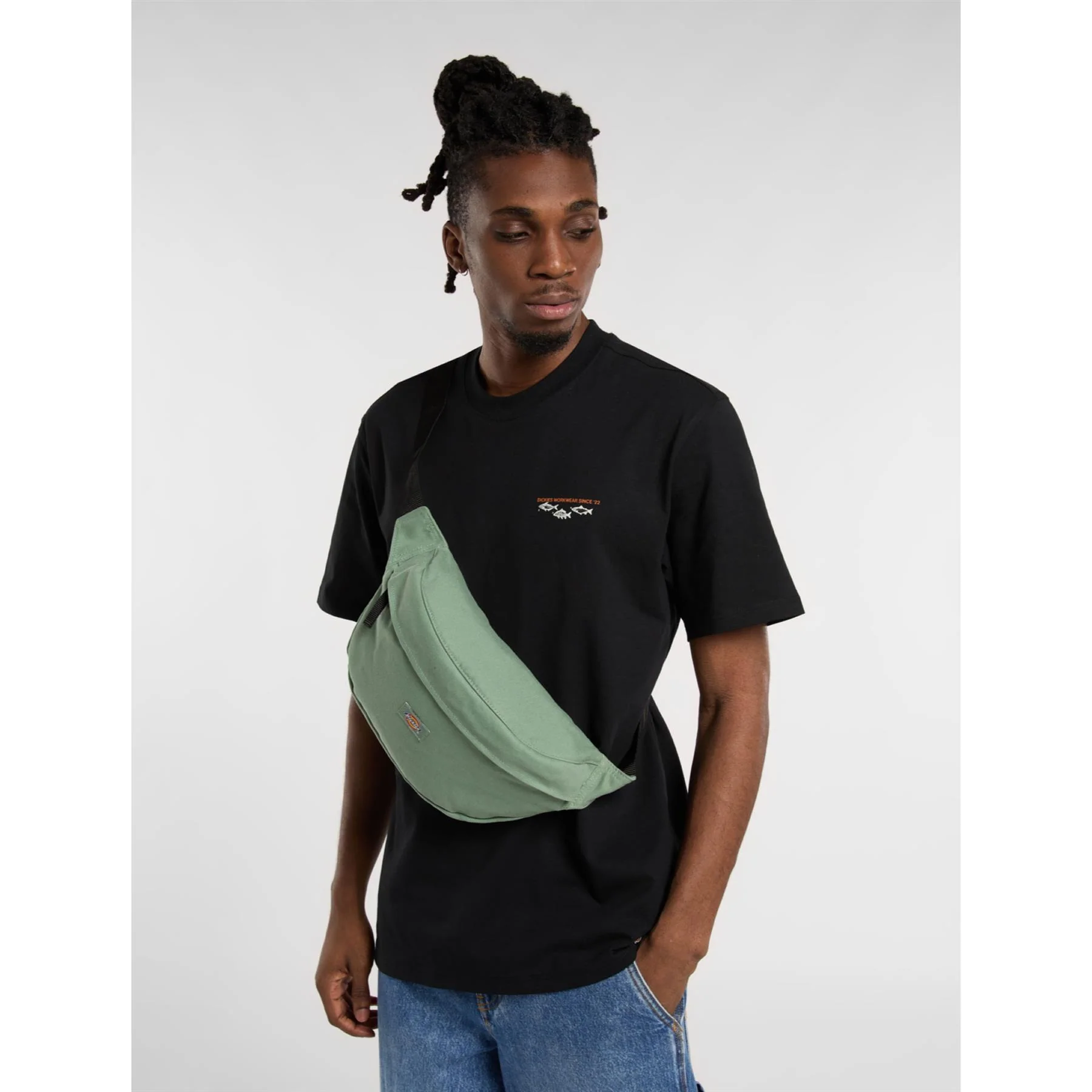 Dickies Duck Canvas Cross Body Bum Bag - Image 6