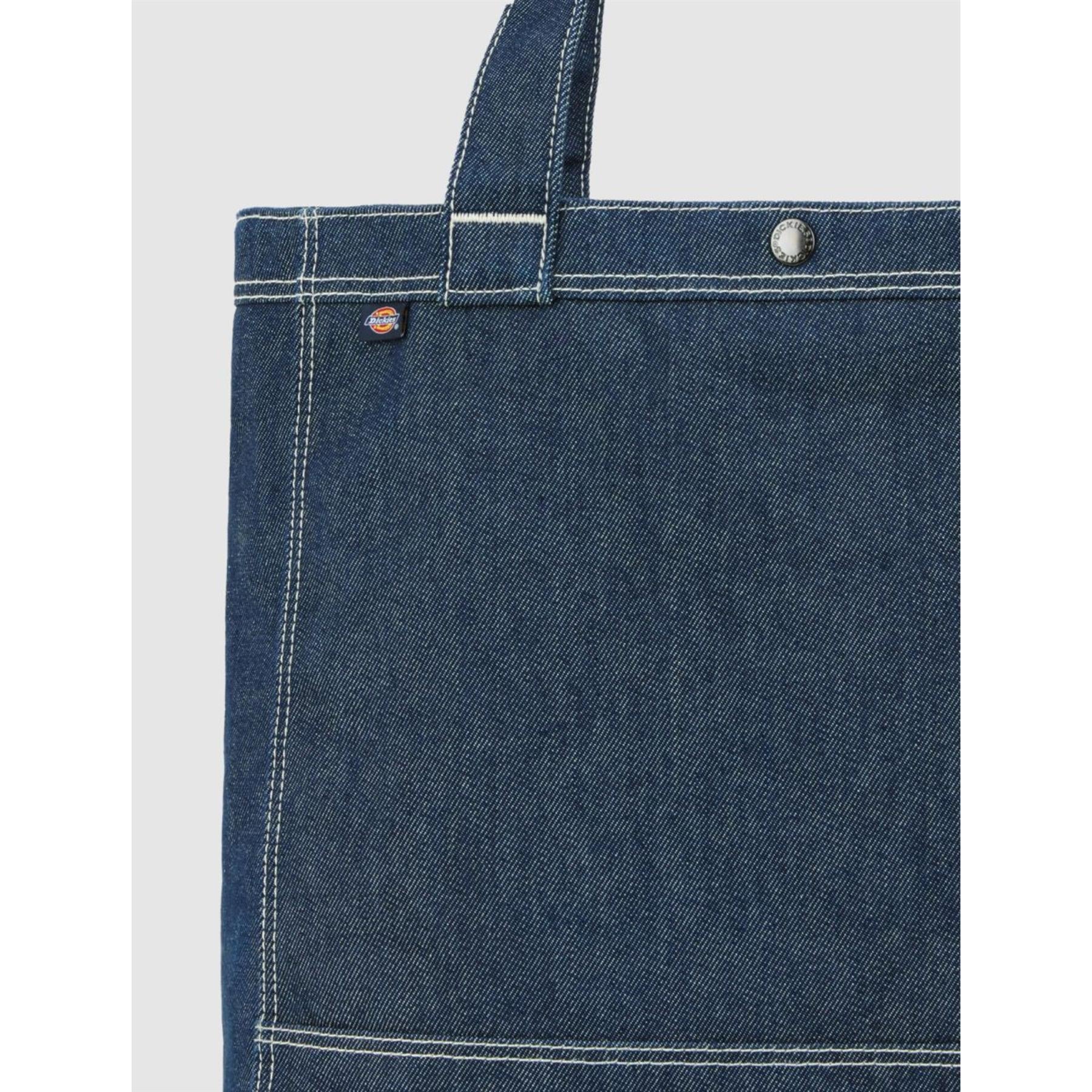 Dickies Rinsed Denim Blue Tote Bag - Image 4