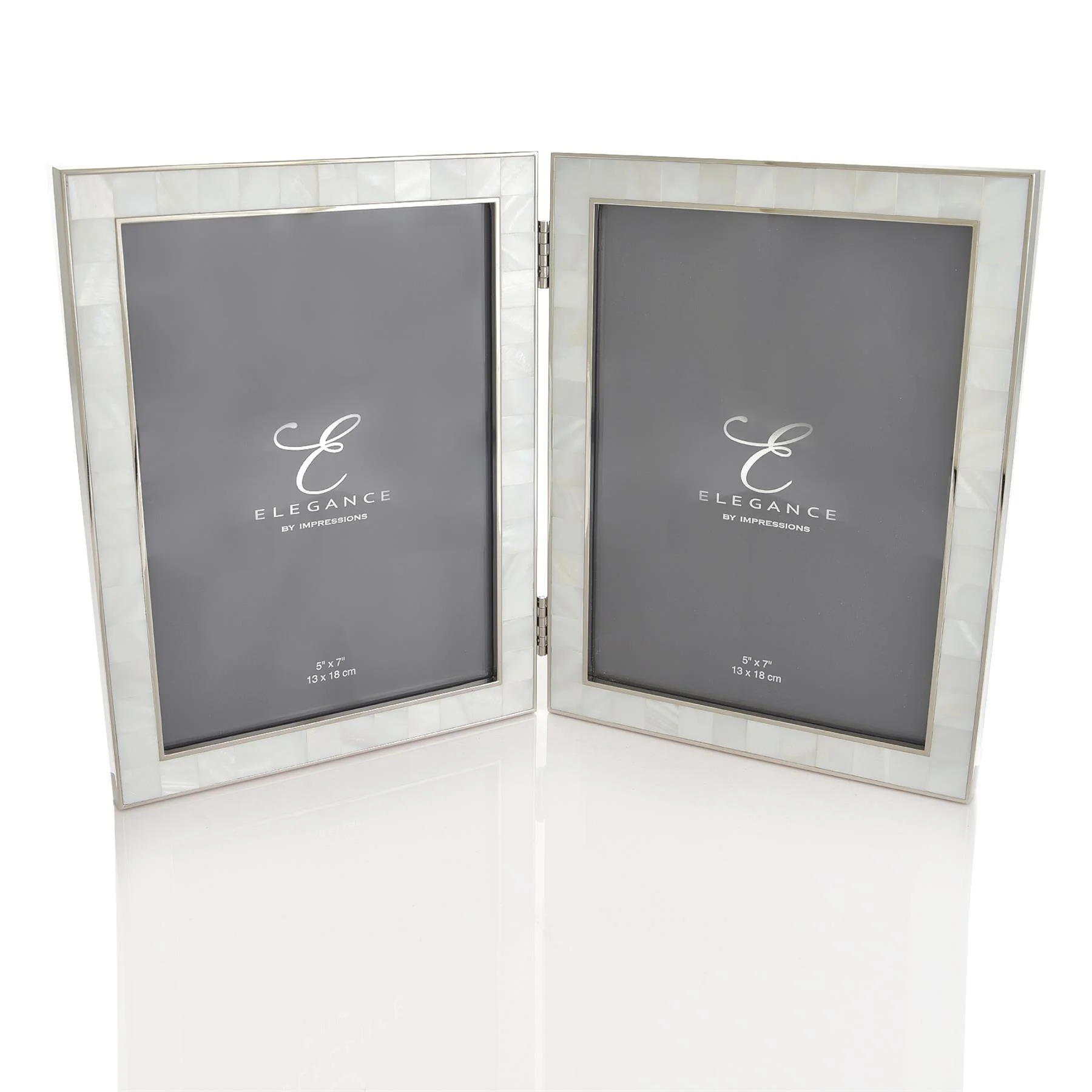 Elegance By Impressions Nickel & Mother of Pearl Premium Photo Frame with Gift Box - Image 17
