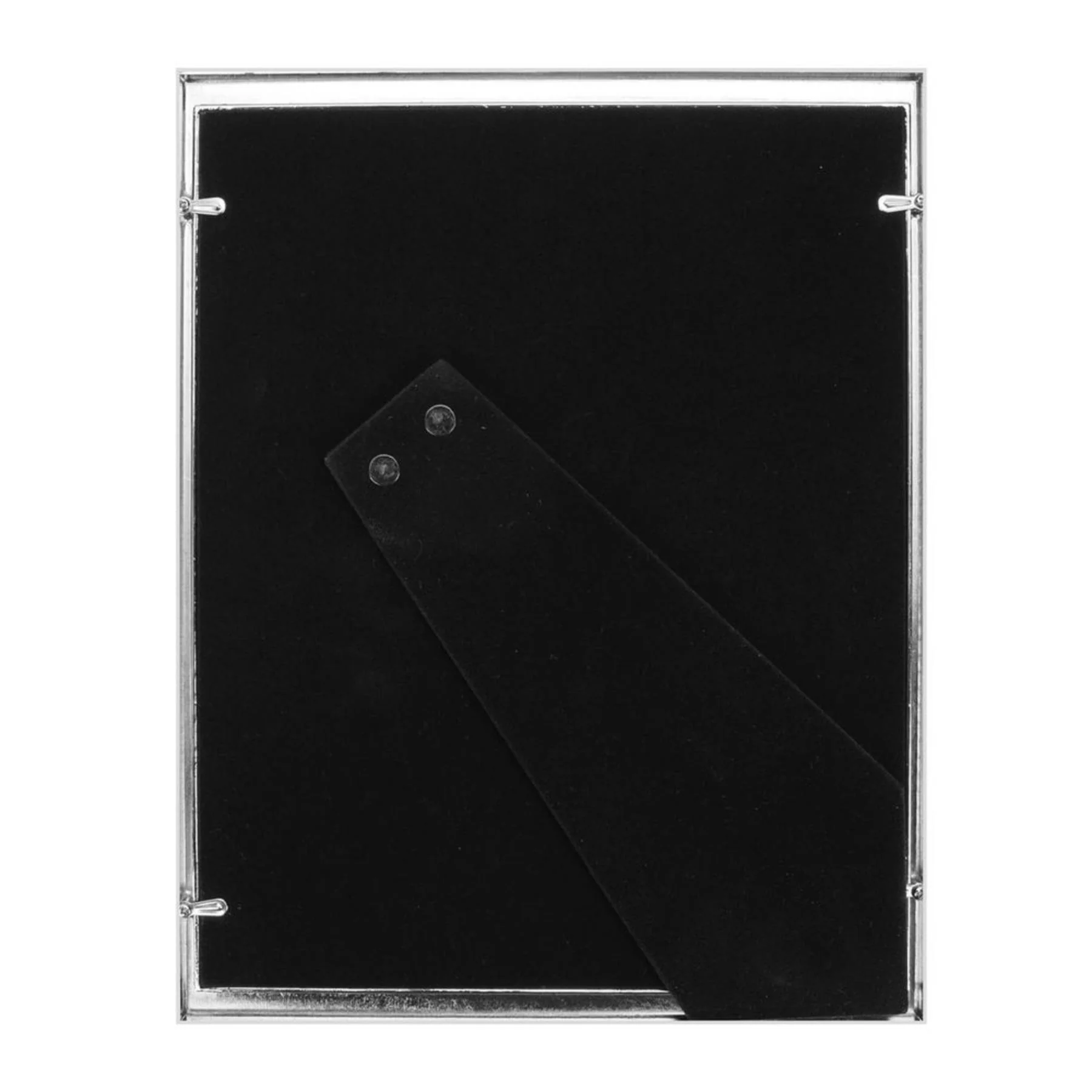 Elegance By Impressions Nickel Plated Cream Faux Shagreen Picture Frame - Image 3