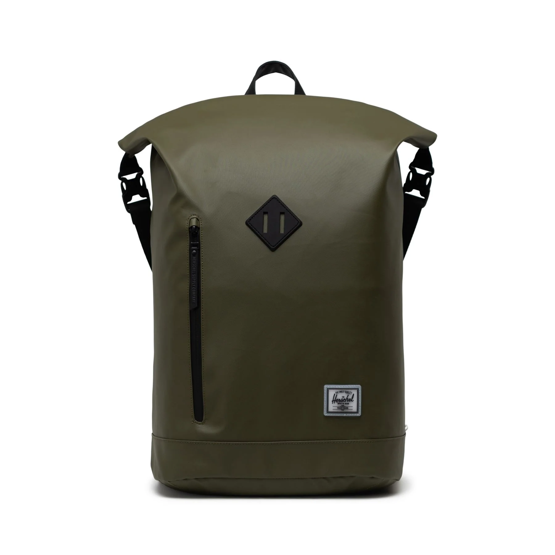 Herschel Roll Top Coated Backpack - Image 17