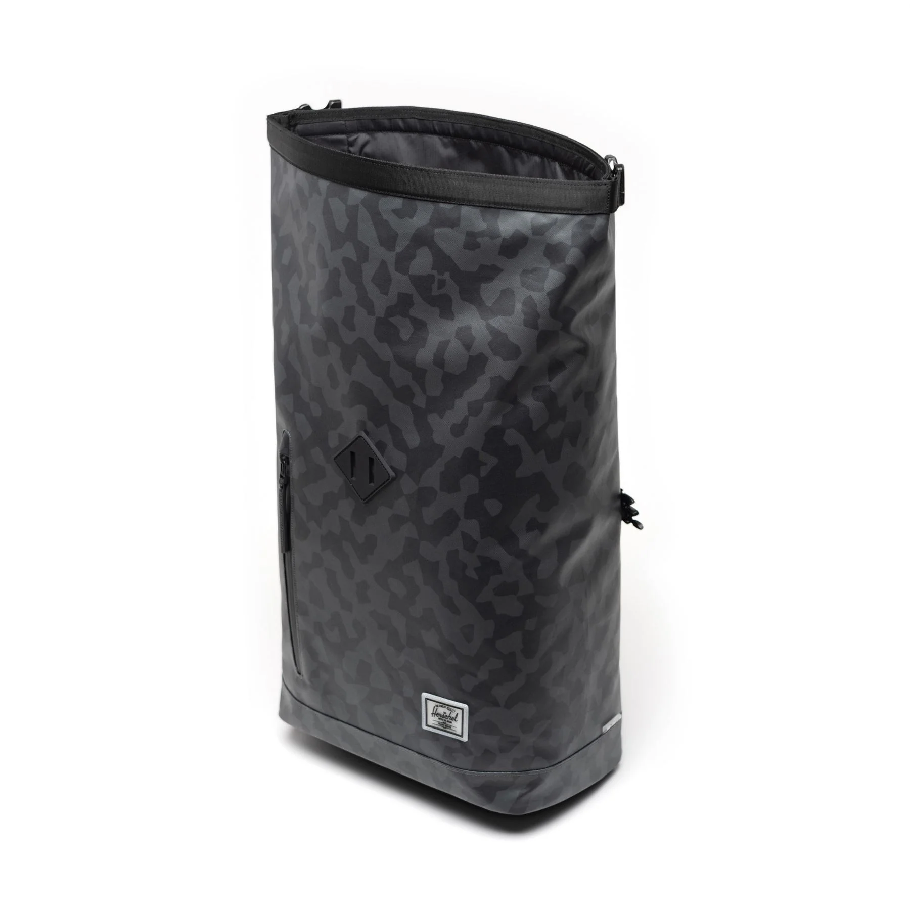 Herschel Roll Top Coated Backpack - Image 3