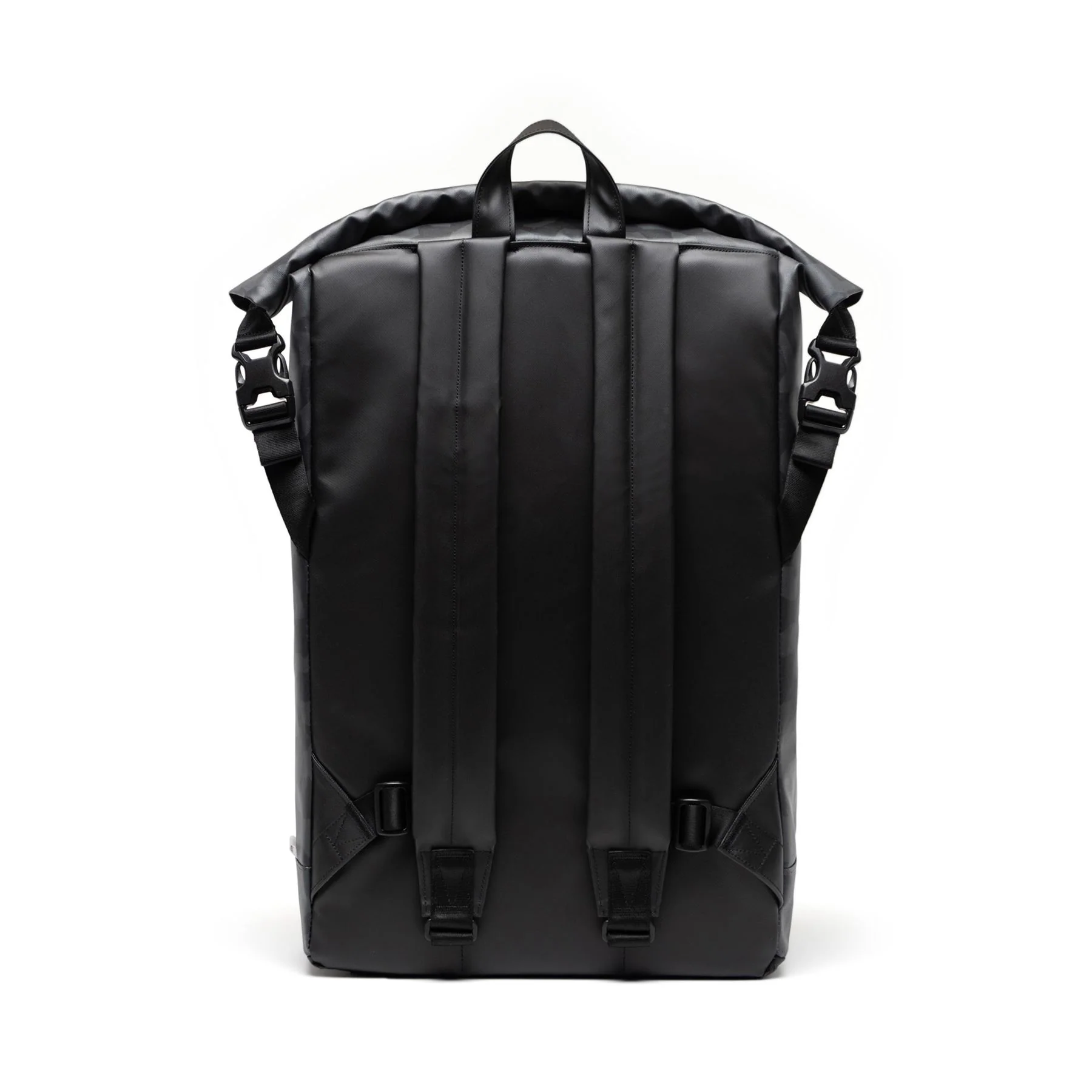 Herschel Roll Top Coated Backpack - Image 5