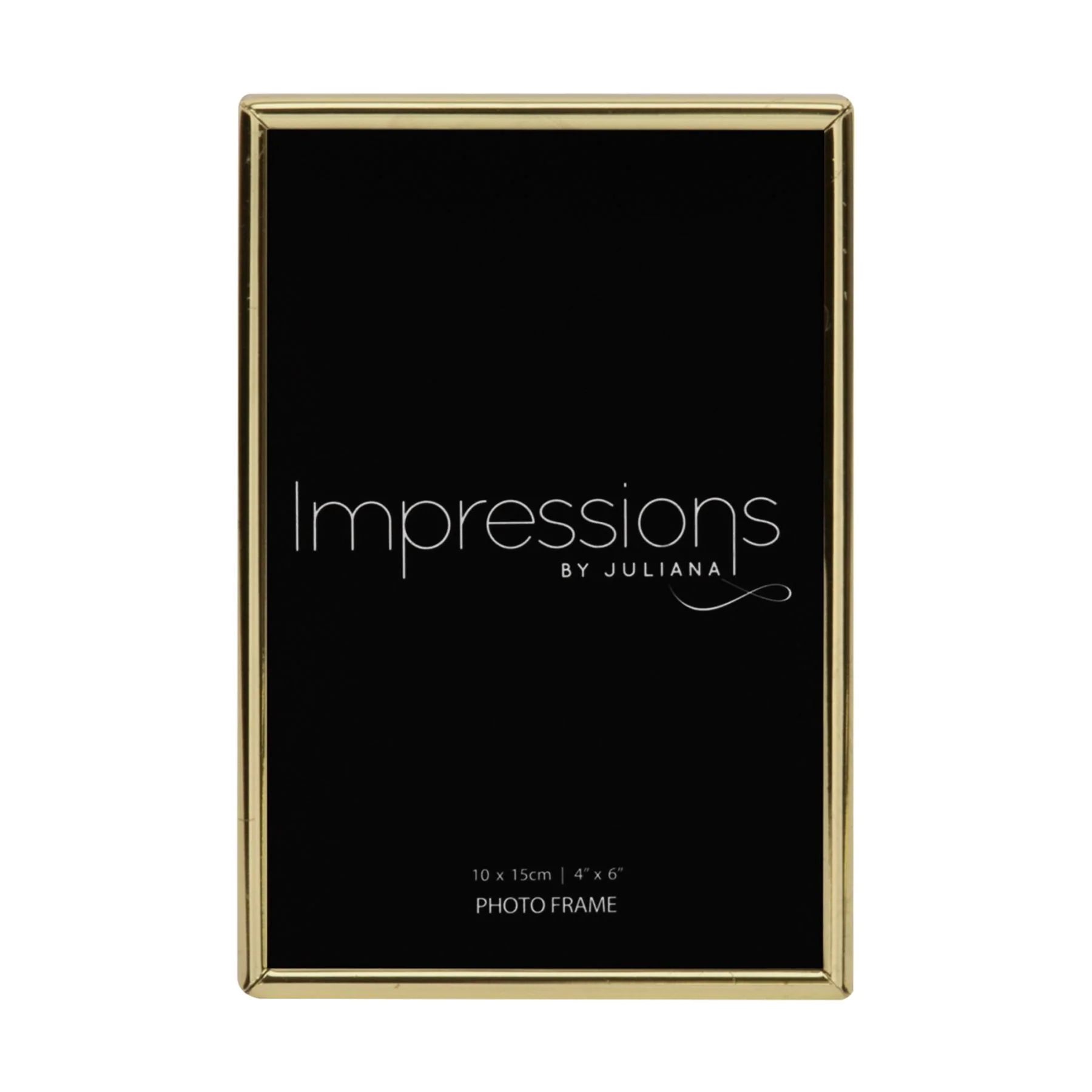 Impressions Brass Plated Thin Bezel Photo Frame - Image 4