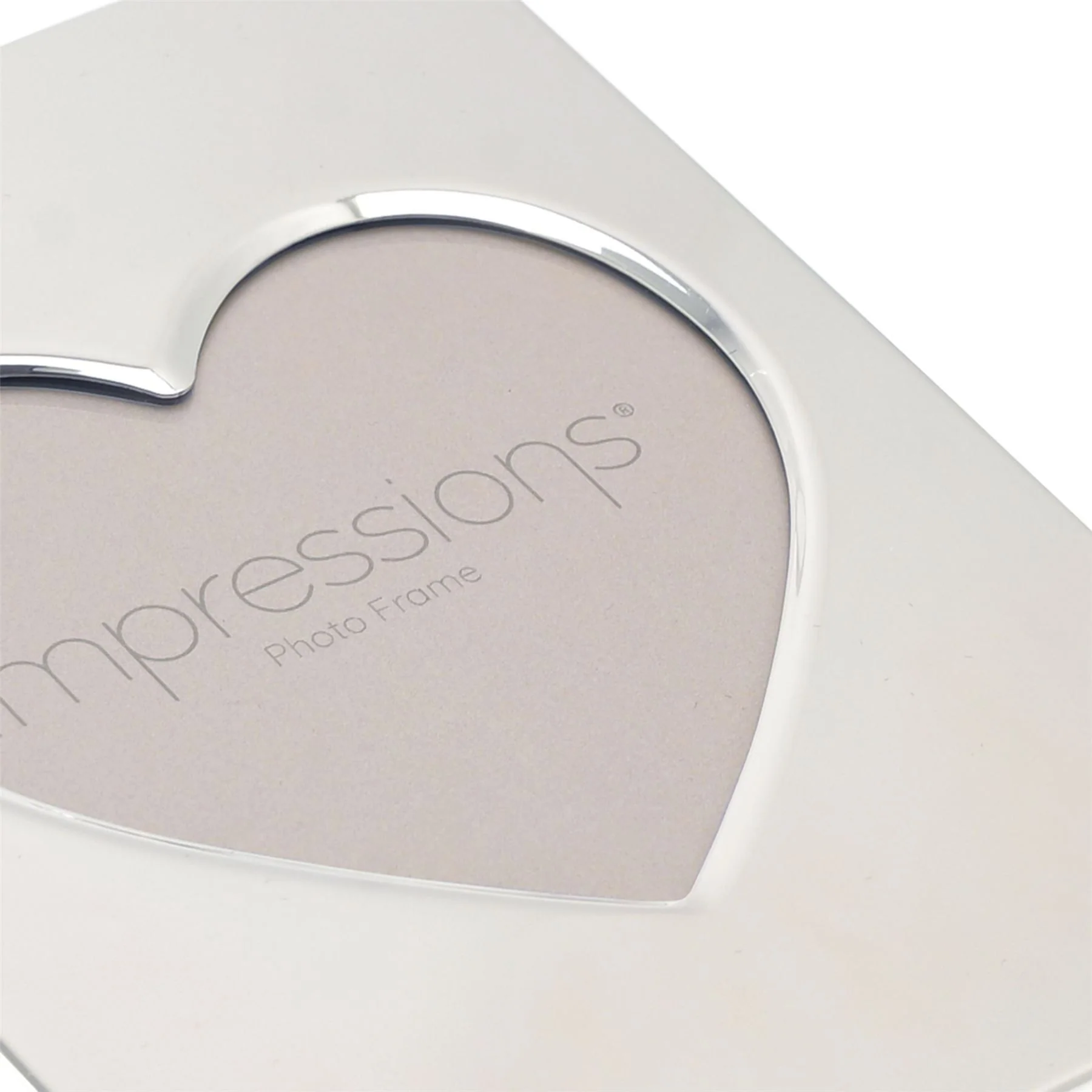 Impressions Heart Aperture Metal Plated Frame - Image 8