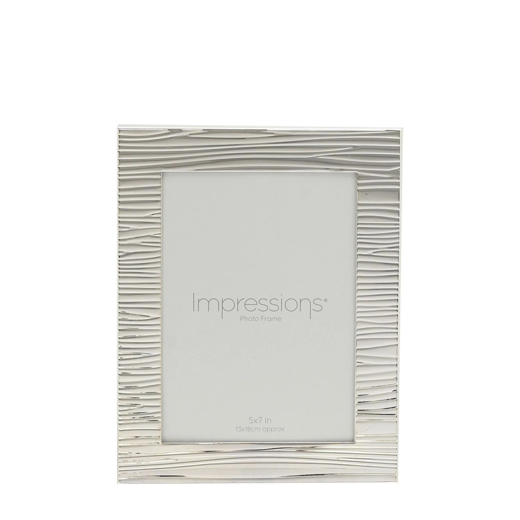 Impressions Ripple Texture Silverplated Picture Frame - Image 11