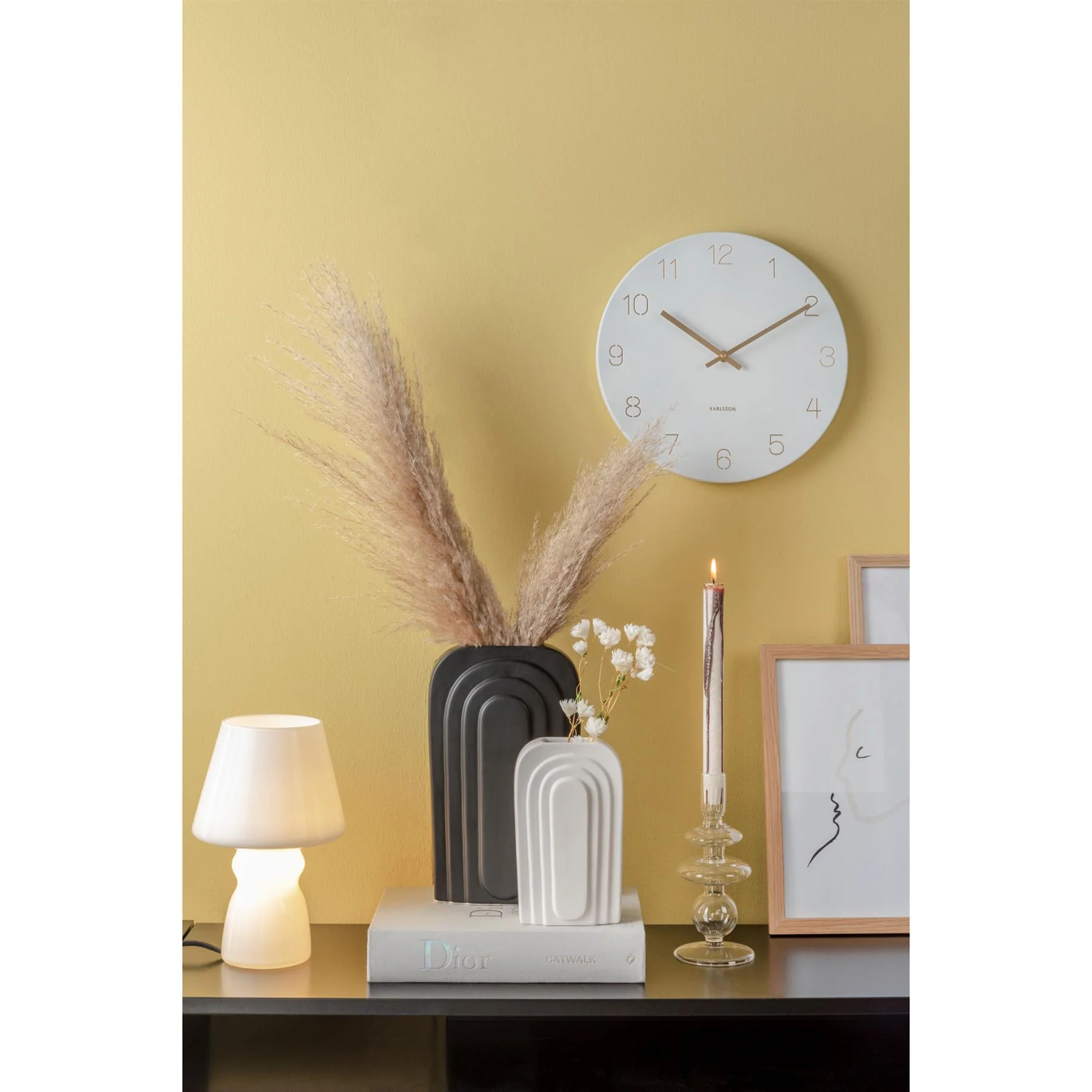 Karlsson Charm Engraved Numbers Small 30cm  Wall Clock - Image 22
