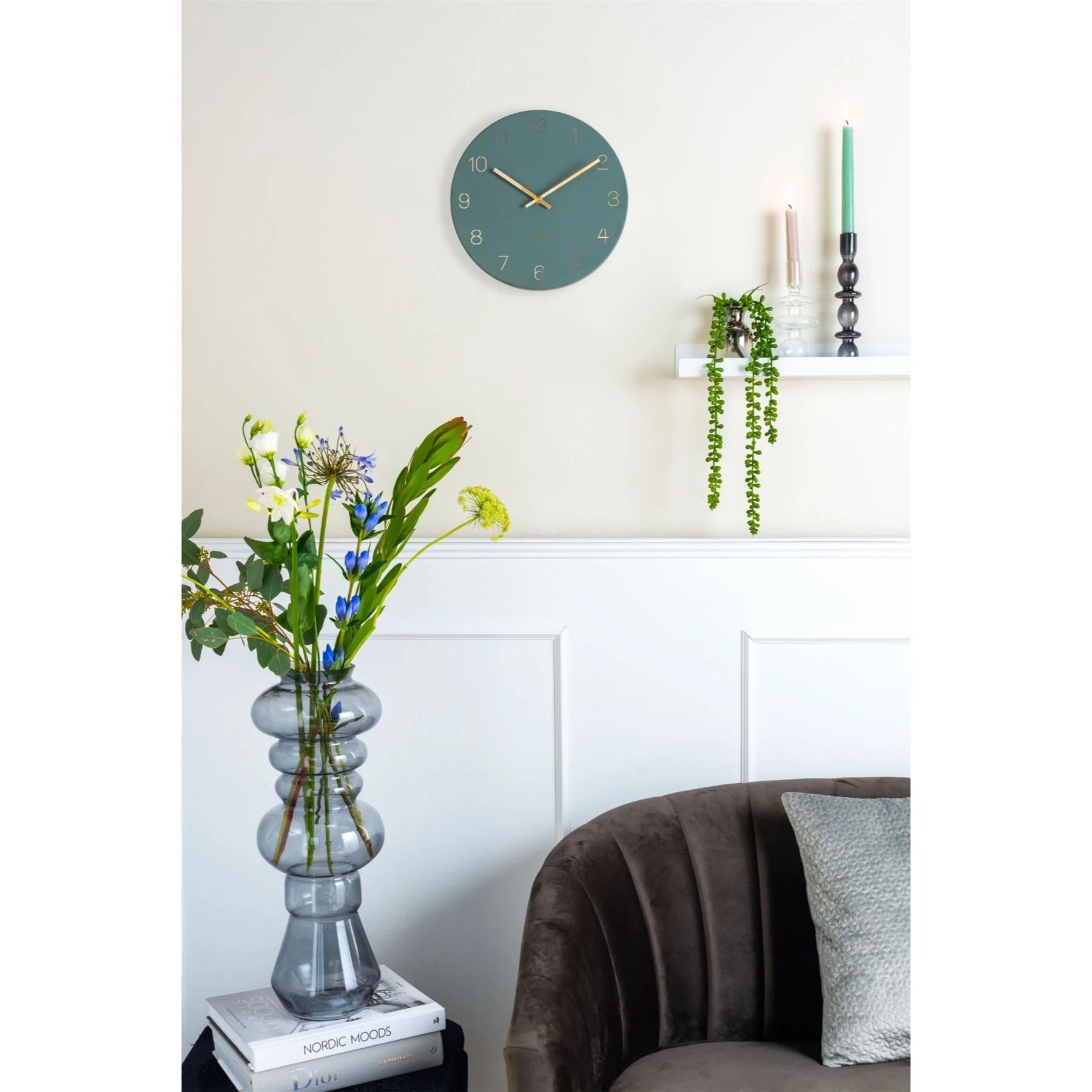 Karlsson Charm Engraved Numbers Small 30cm  Wall Clock - Image 27
