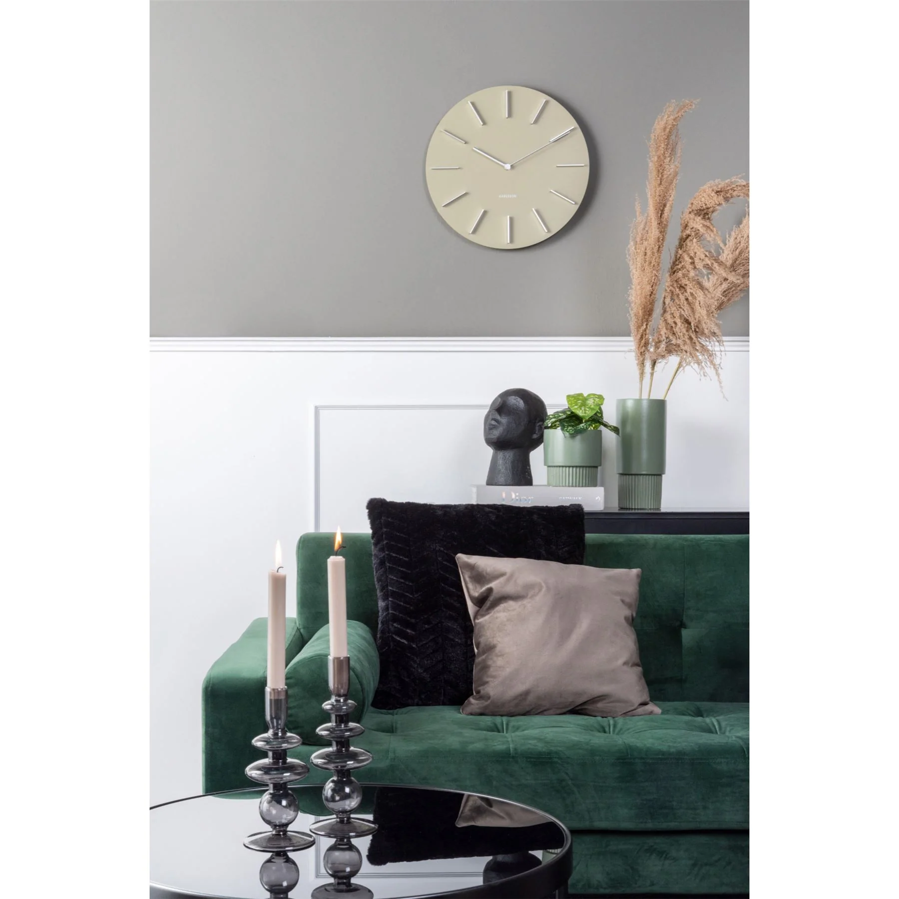Karlsson Charm Steel With Battons 45cm Wall Clock - Image 17