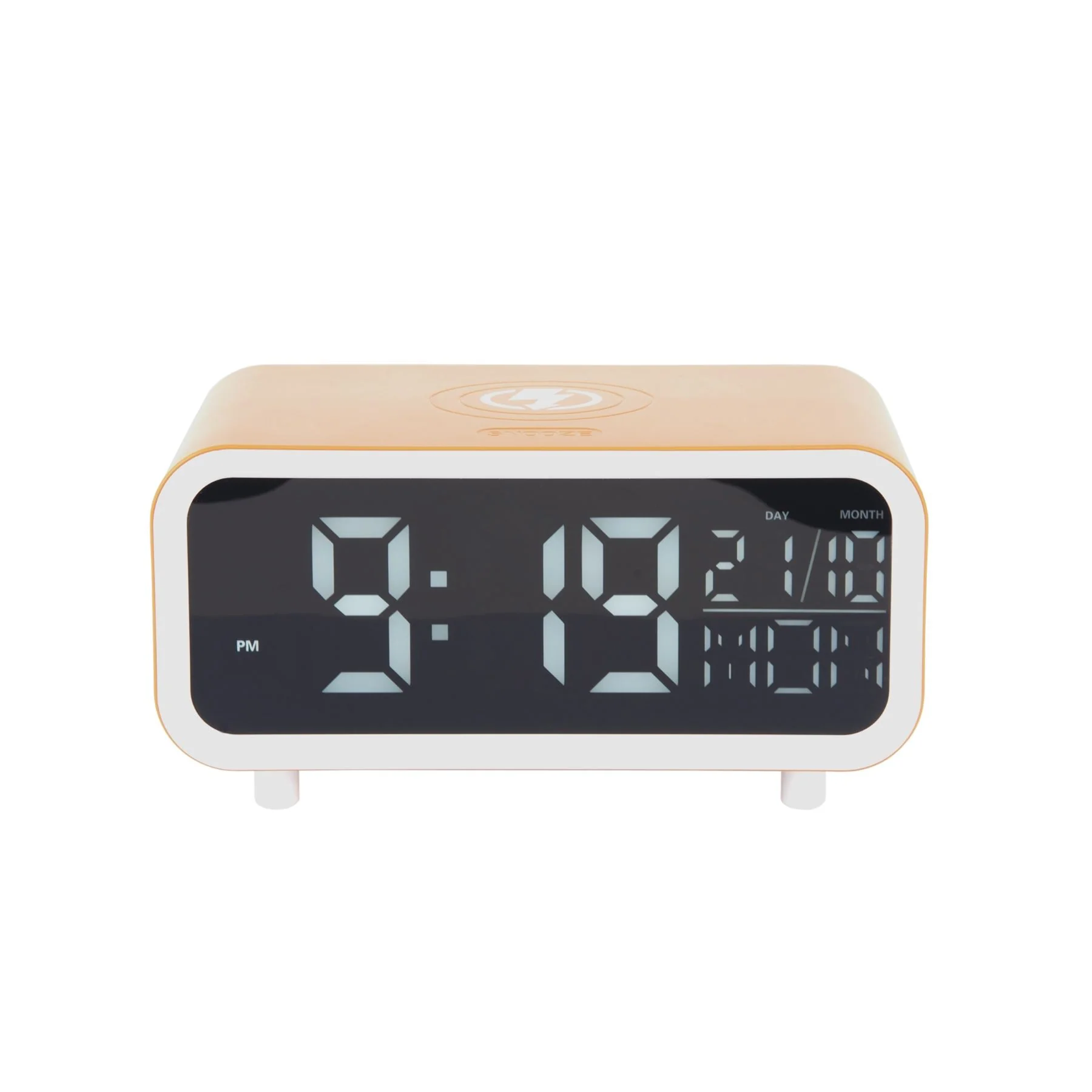 Karlsson Chunky LED Wireless Phone Charging Alarm Clock - Image 3