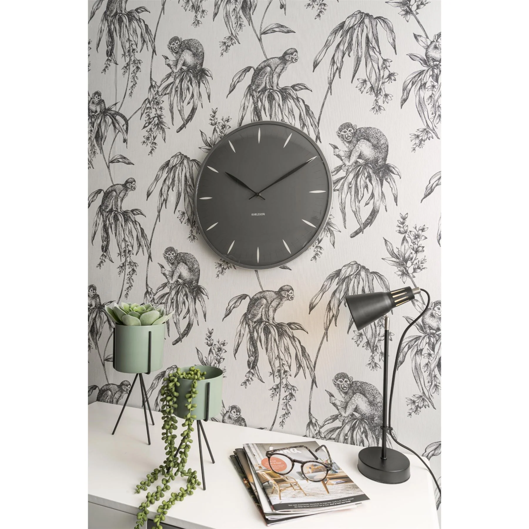 Karlsson Leaf 40cm Wall Clock - Image 6