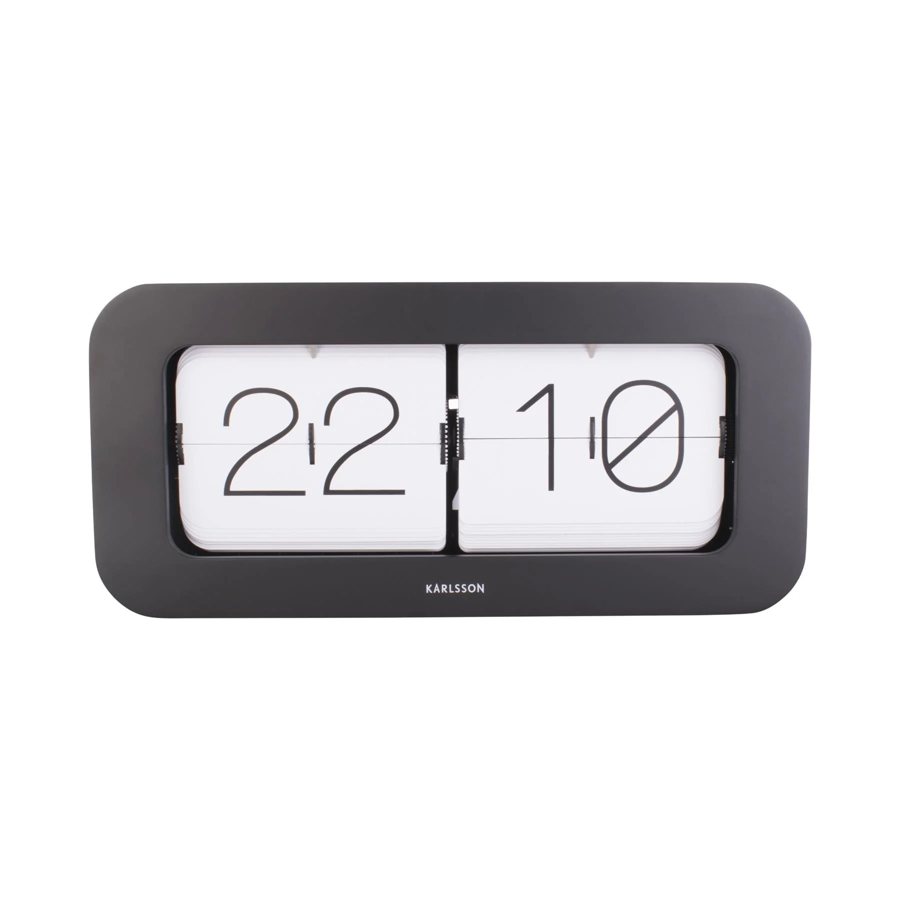 Karlsson Matiz Bamboo Wall or Table Flip Clock - Image 9