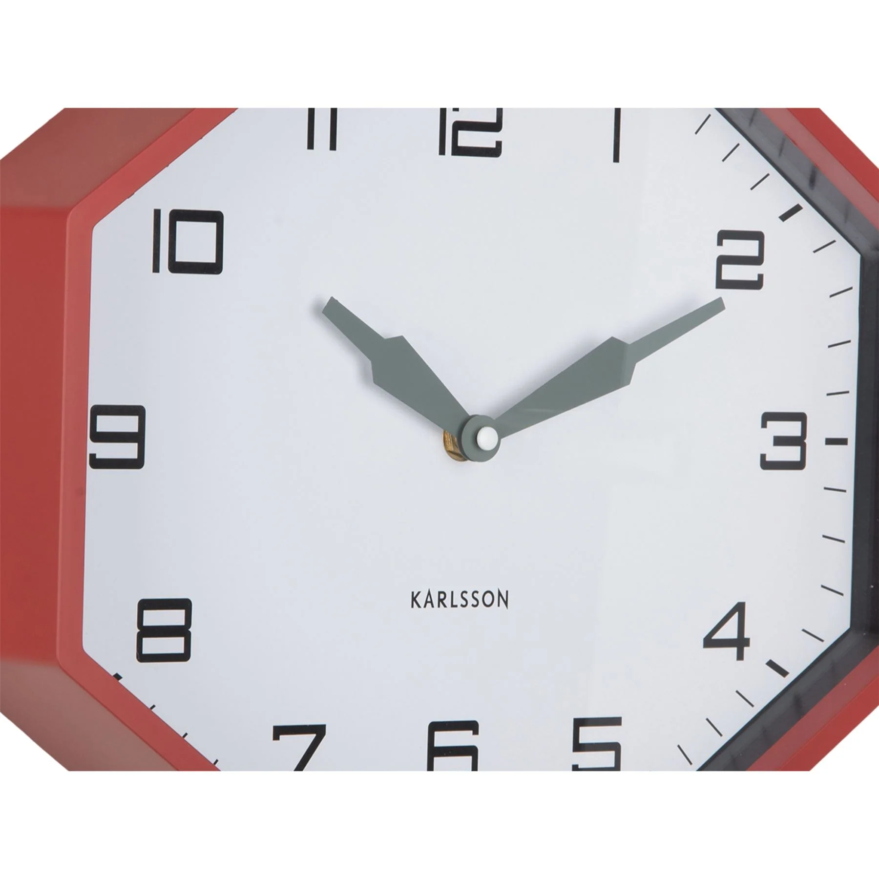 Karlsson Modern Factory Octagon Wall Clock - Image 13