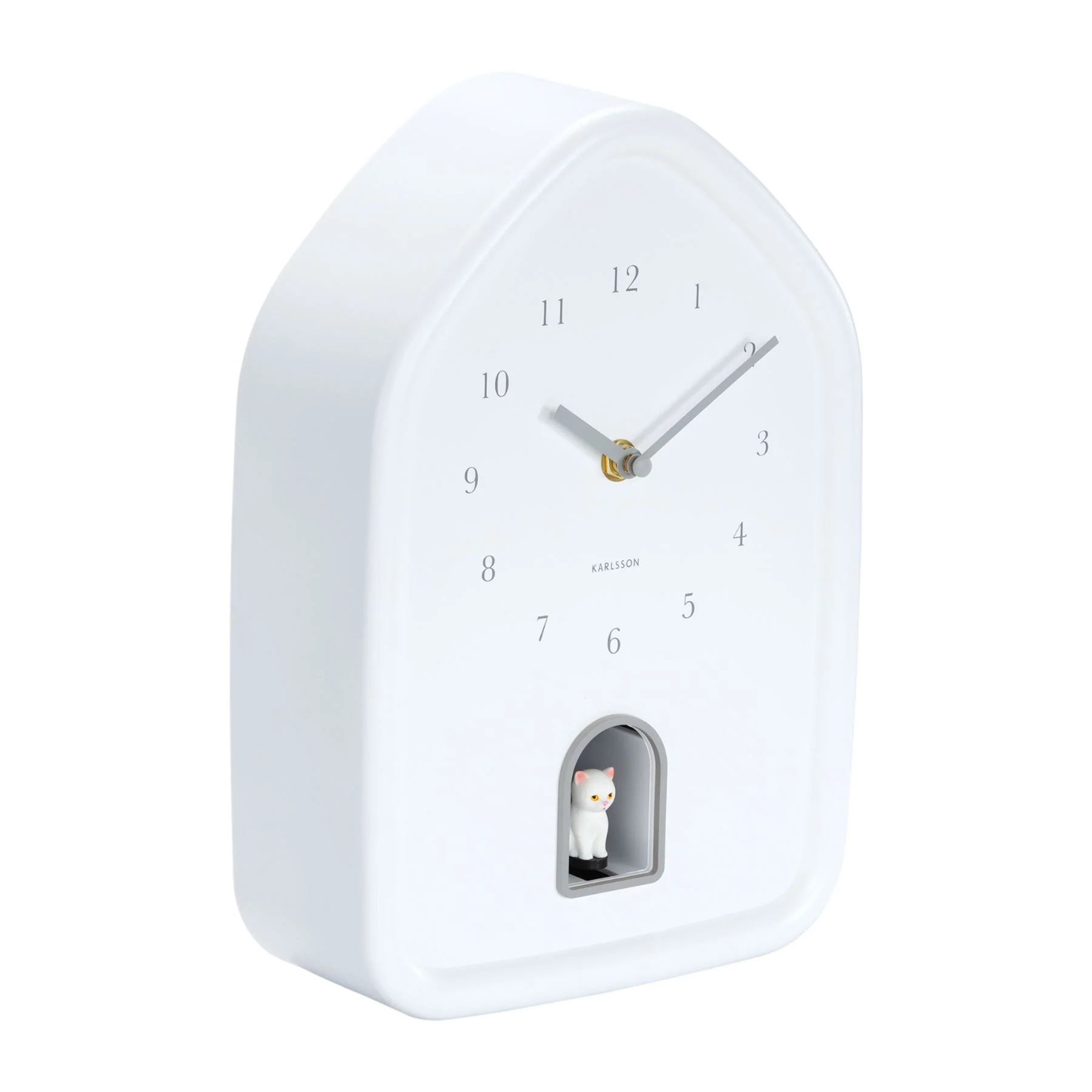 Karlsson Modern Kitty Meowing Wall Clock - Image 11