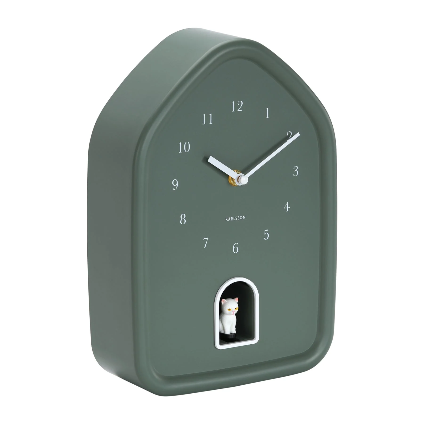 Karlsson Modern Kitty Meowing Wall Clock - Image 15