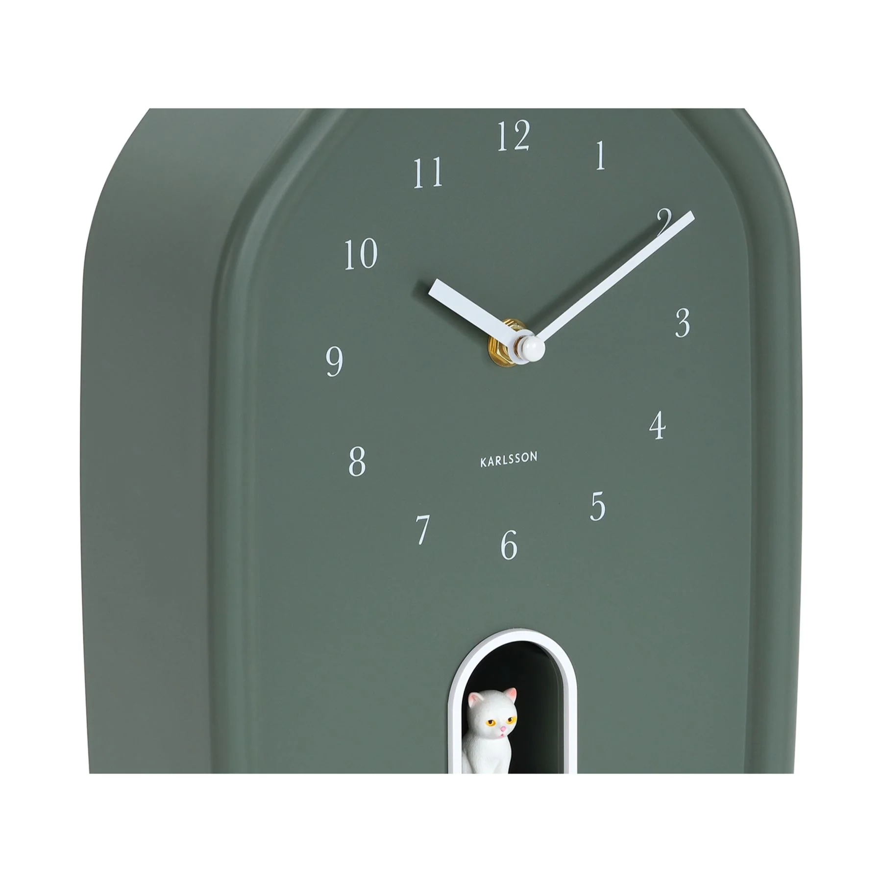 Karlsson Modern Kitty Meowing Wall Clock - Image 17