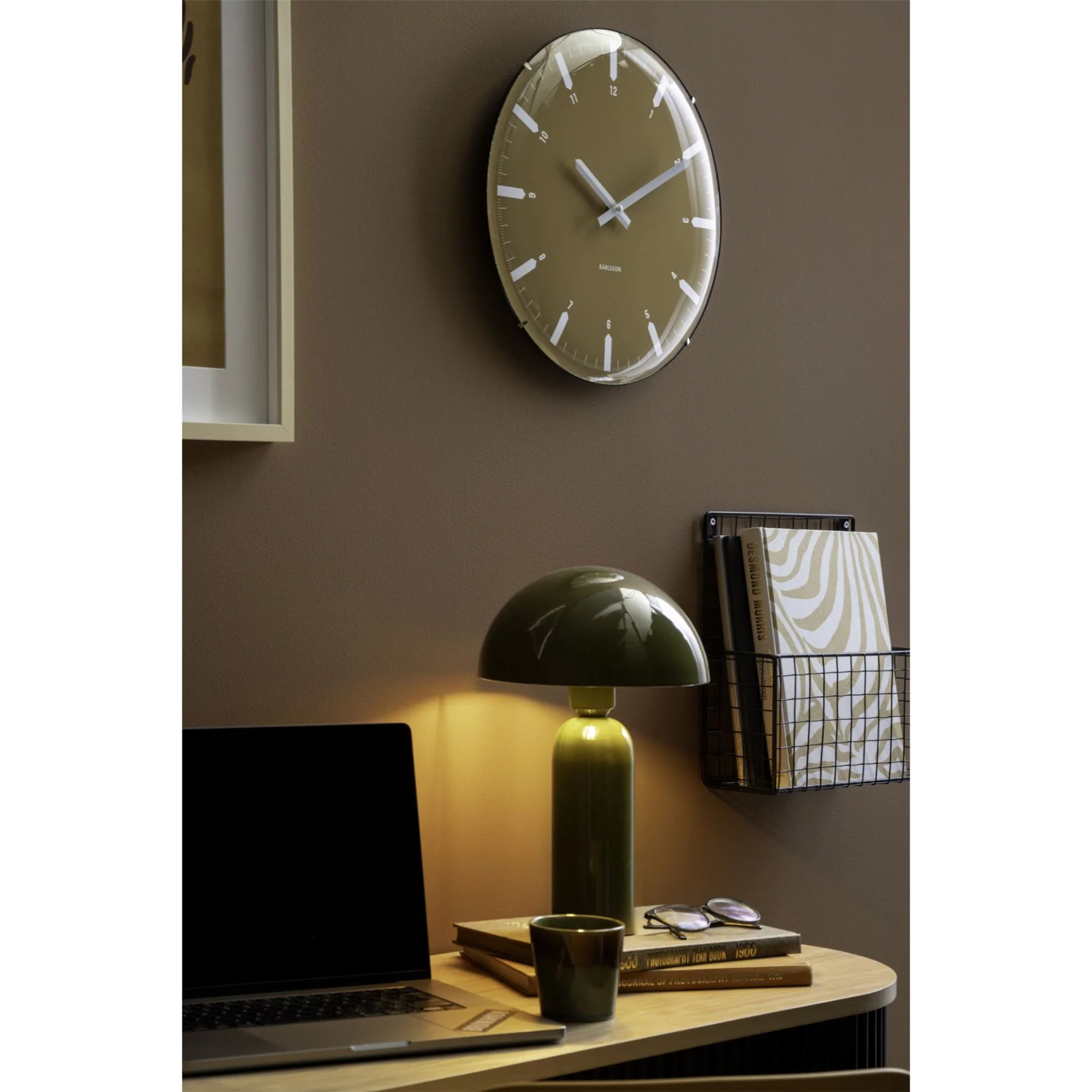 Karlsson Realista Dome Wall Clock - Image 6