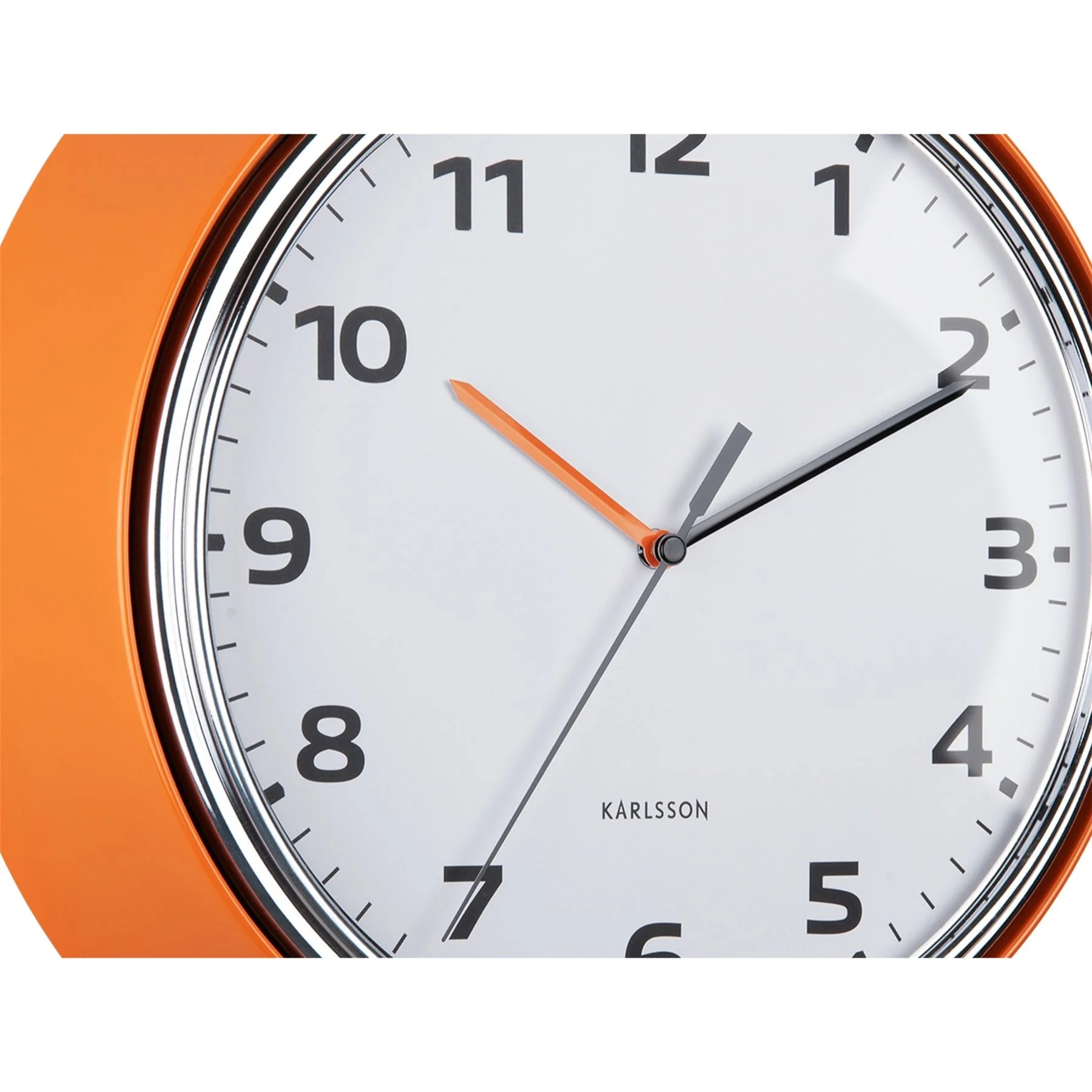 Karlsson Retro Sweep Movement Wall Clock - Image 15