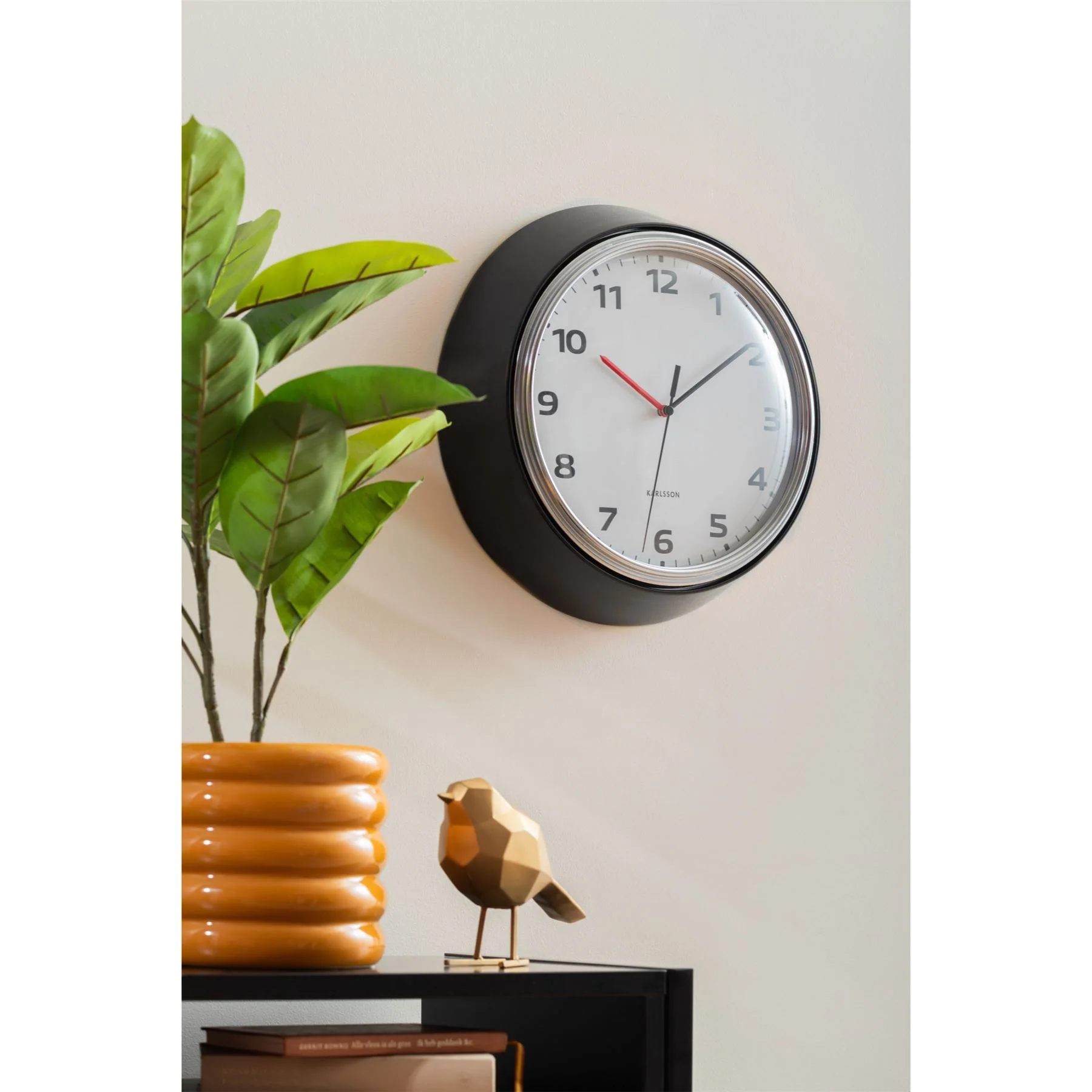 Karlsson Retro Sweep Movement Wall Clock - Image 21