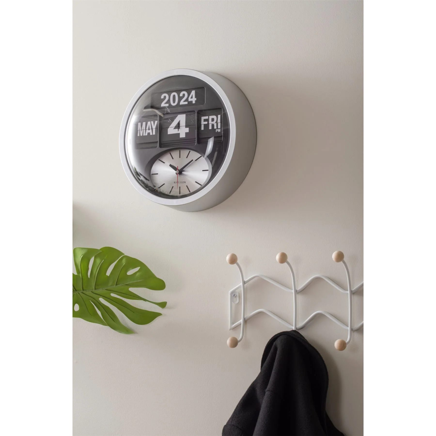 Karlsson Round Flip Wall Clock - Image 10