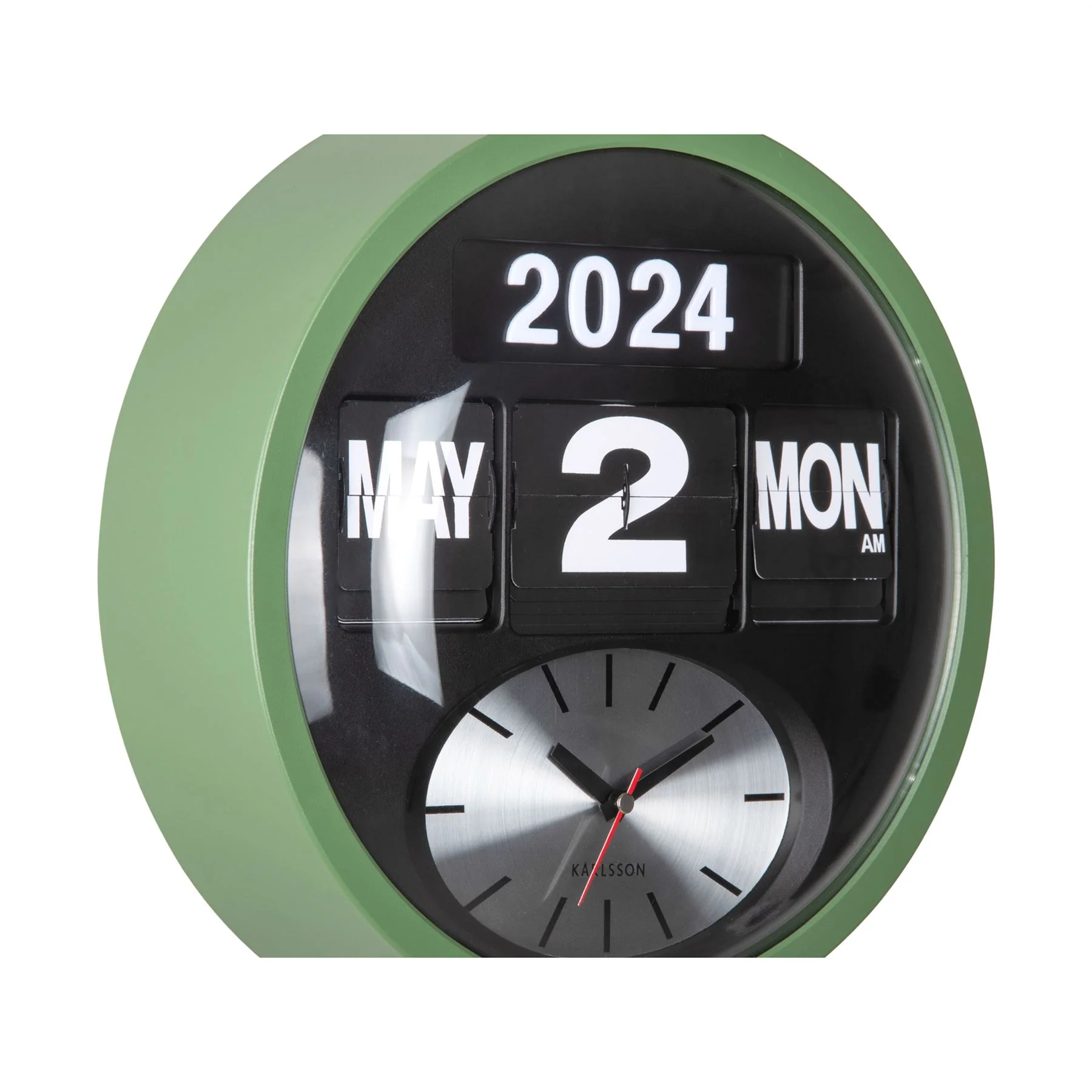 Karlsson Round Flip Wall Clock - Image 13