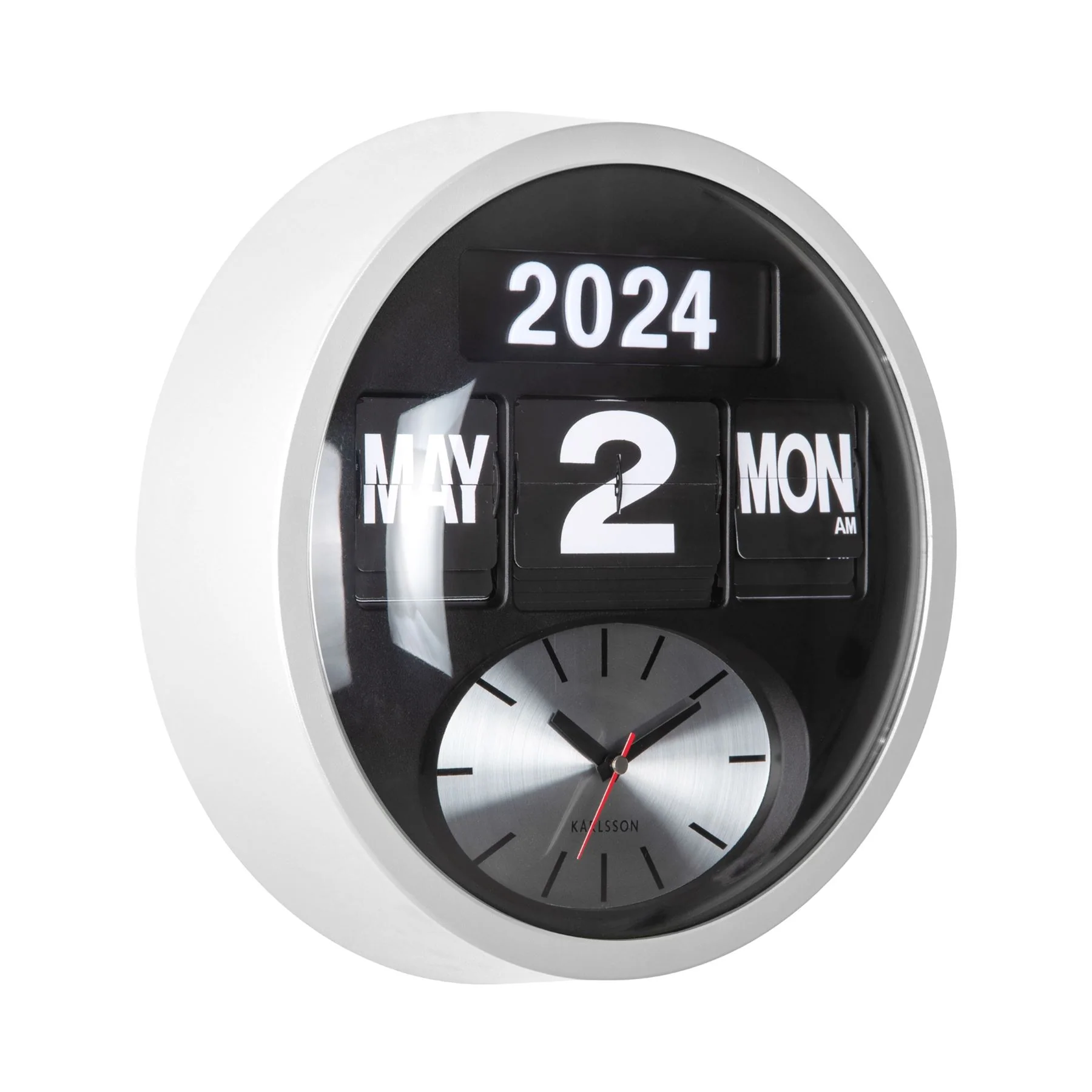 Karlsson Round Flip Wall Clock - Image 15