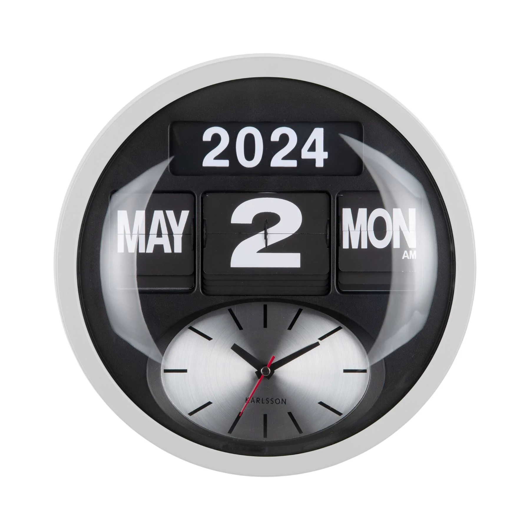 Karlsson Round Flip Wall Clock - Image 16