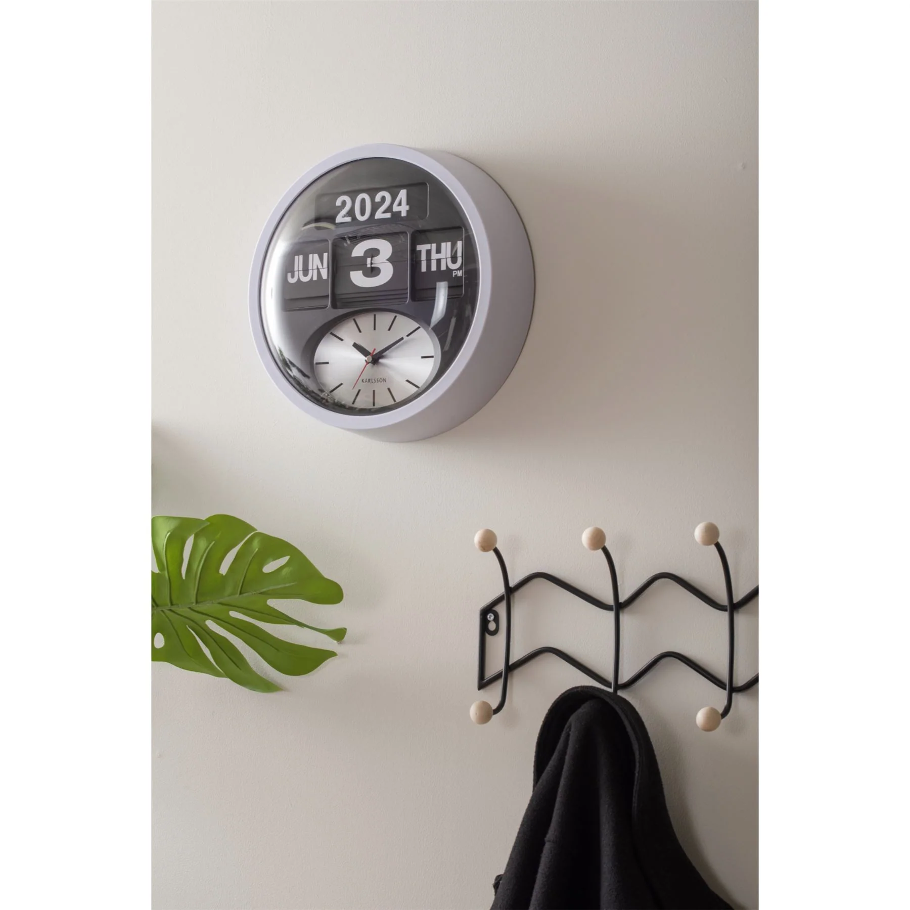 Karlsson Round Flip Wall Clock - Image 18