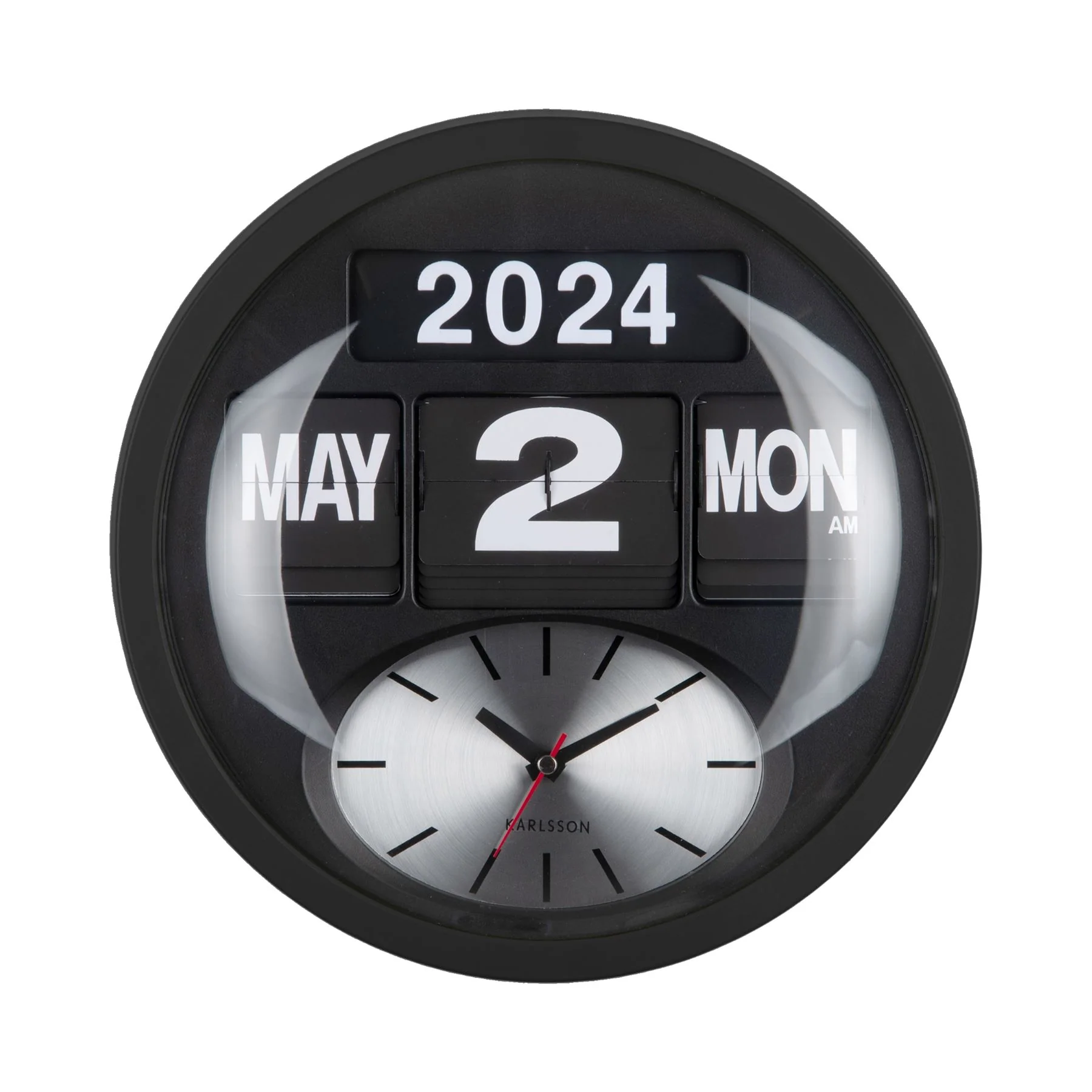 Karlsson Round Flip Wall Clock - Image 3