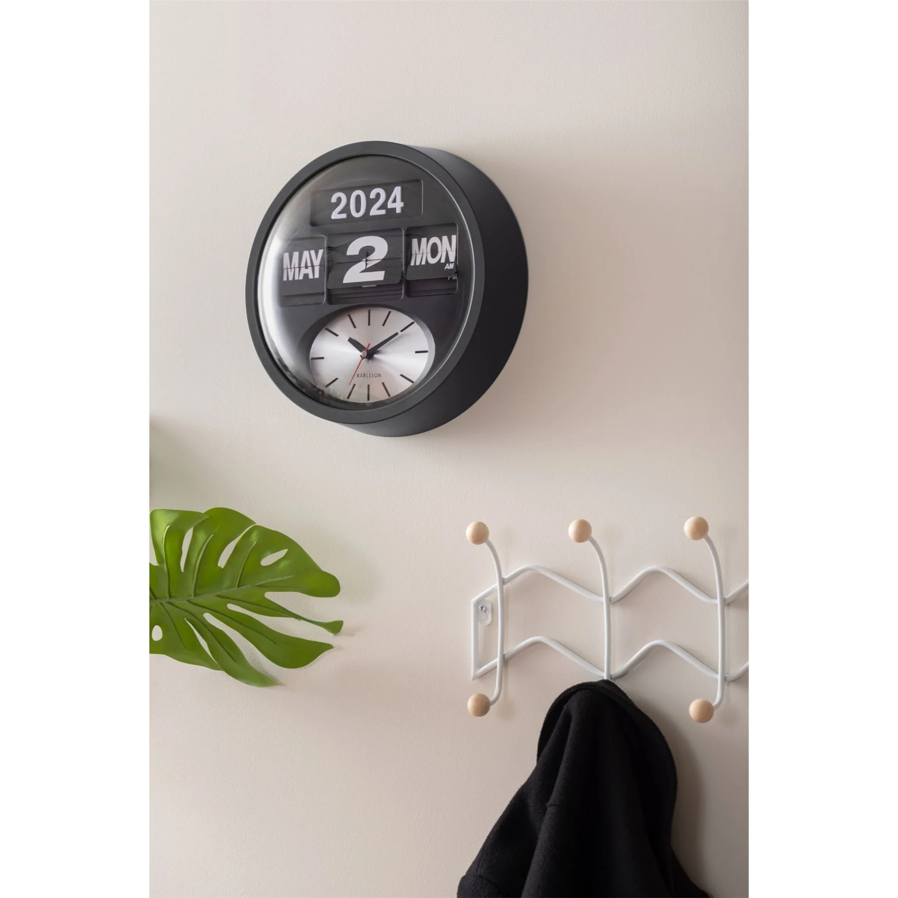 Karlsson Round Flip Wall Clock - Image 6