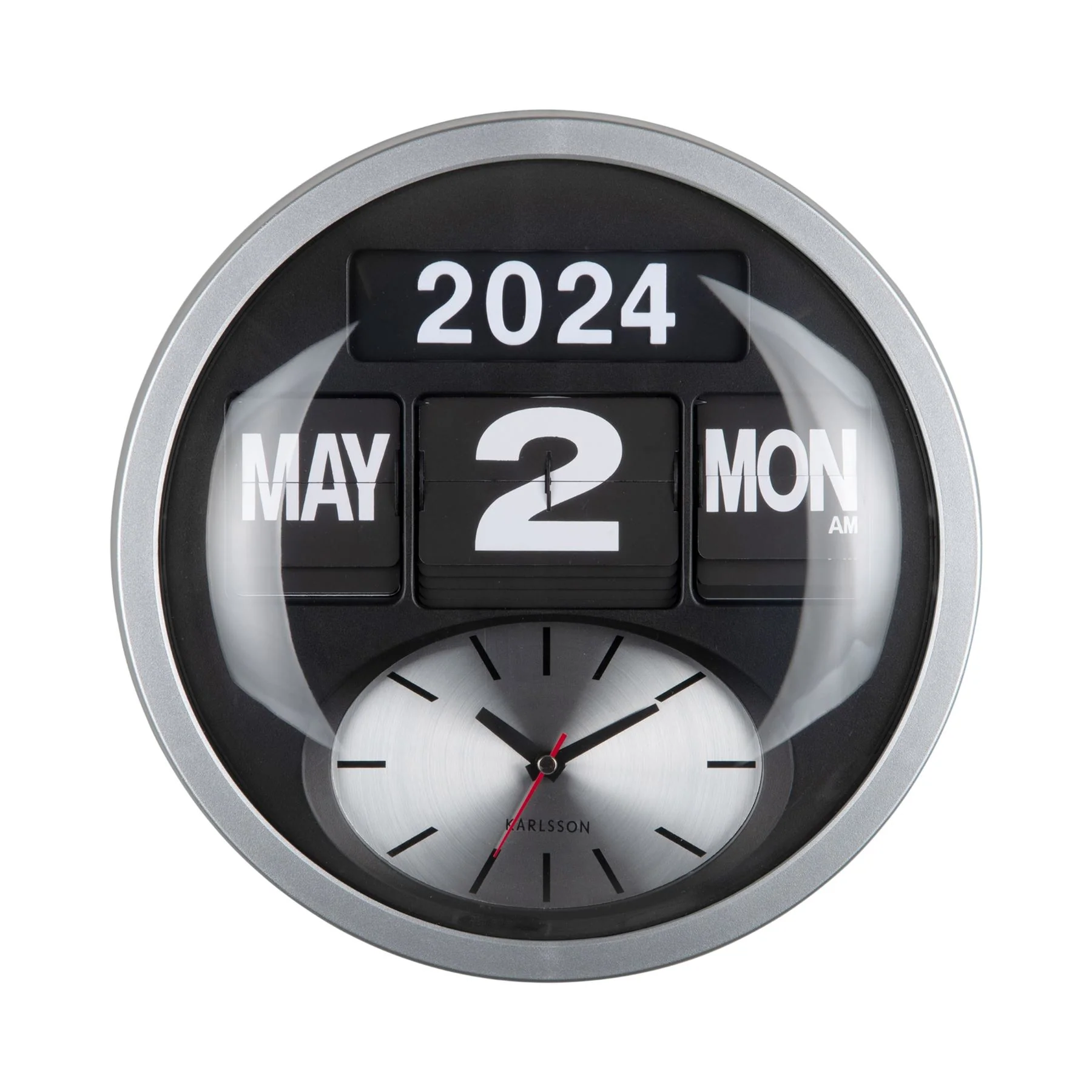 Karlsson Round Flip Wall Clock - Image 8