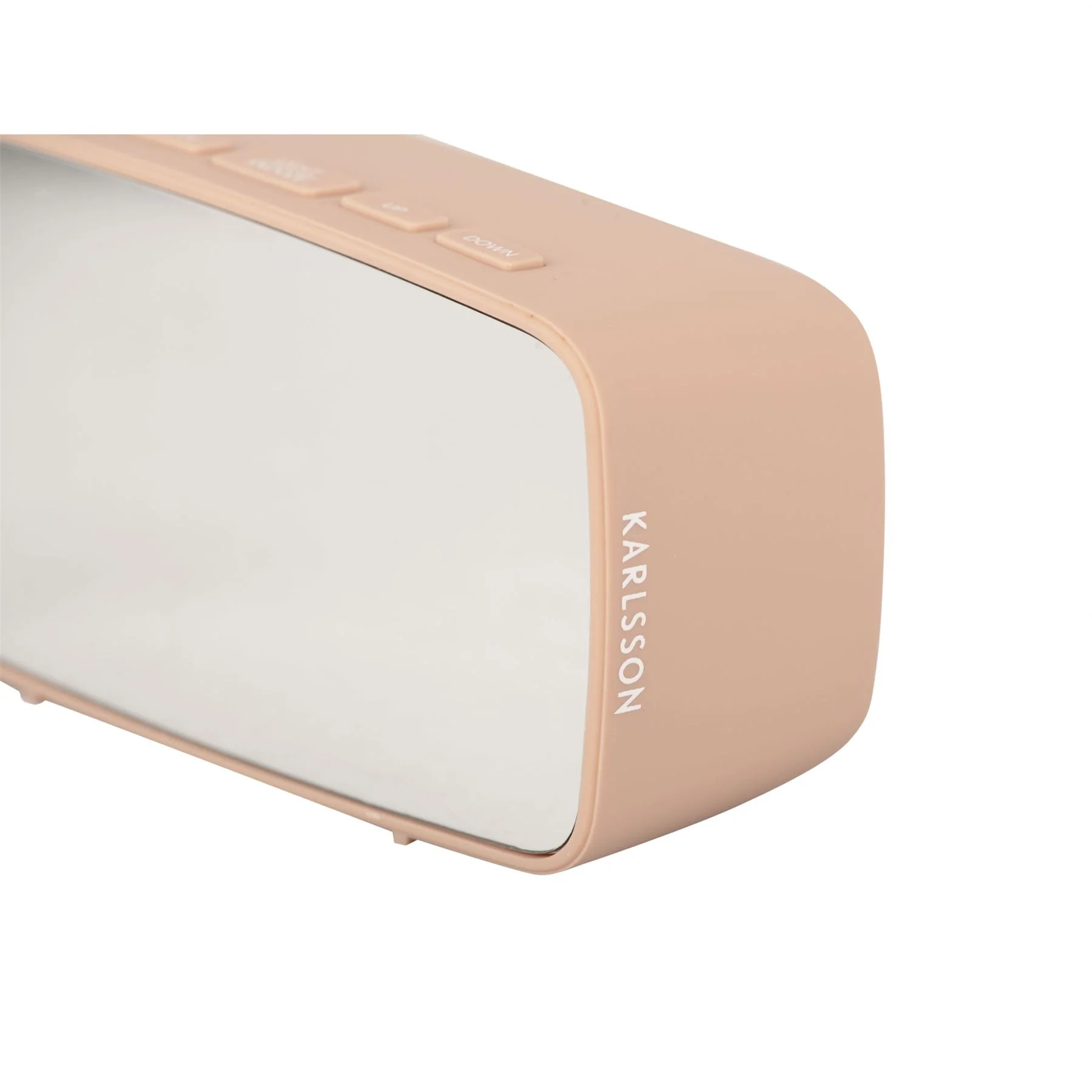 Karlsson Silver Mirror LED Alarm Clock - Image 5