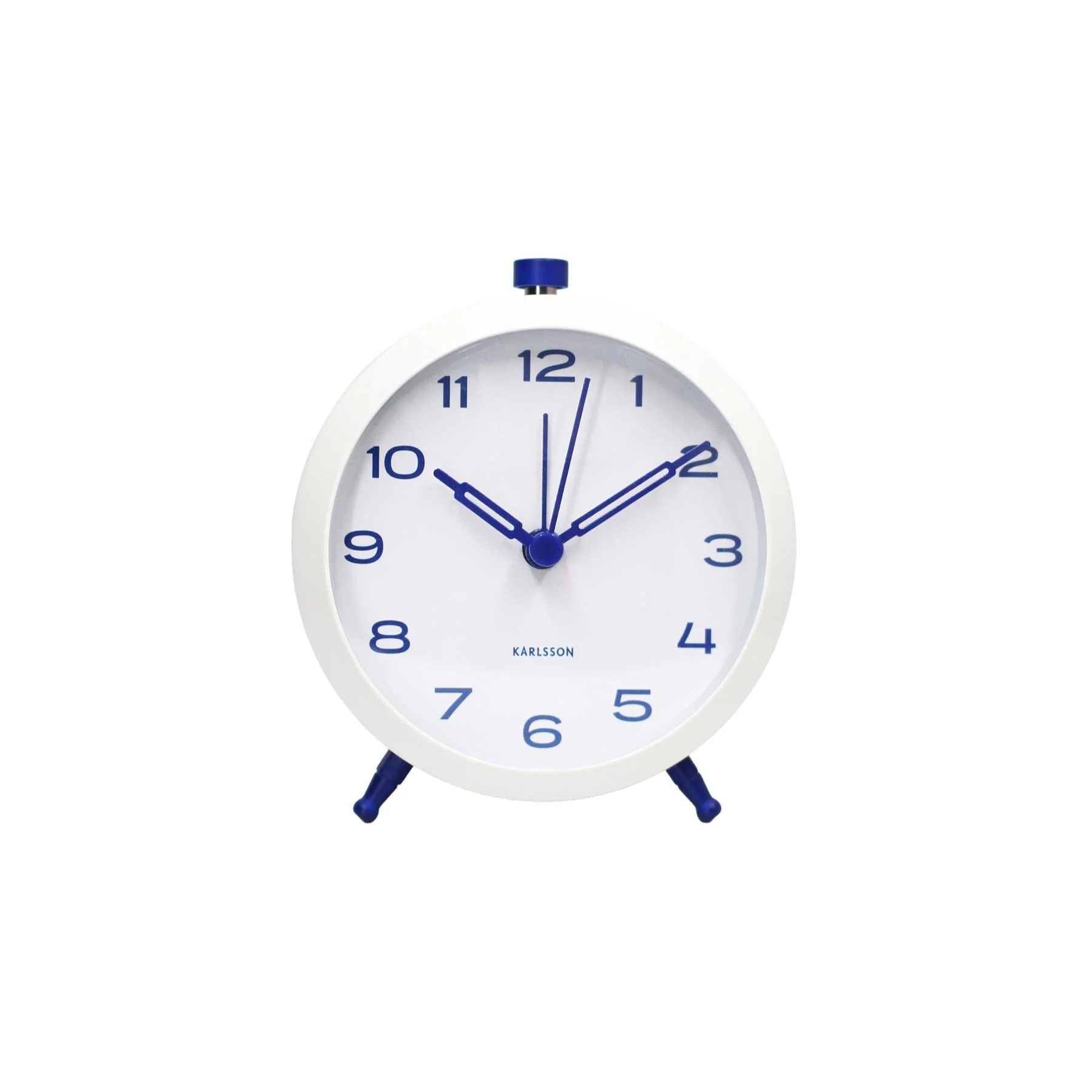 Karlsson Button Retro Analogue Alarm Clock - Image 10